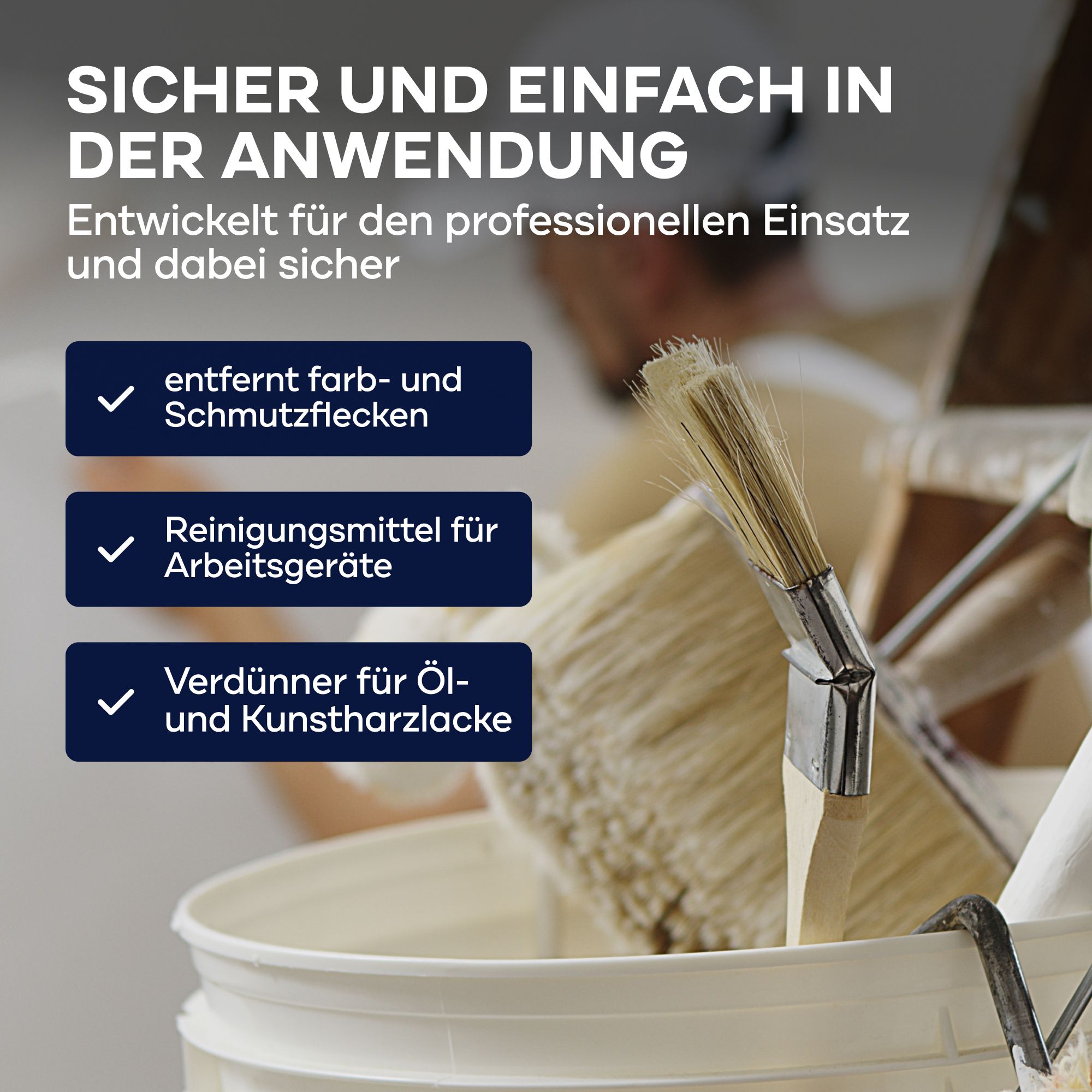 Plid Terpentinersatz 1L / Reinigungs-Verdünnungsmittel, Reinigungsmittel für Farbe - und Schmutzfleck Entfernung