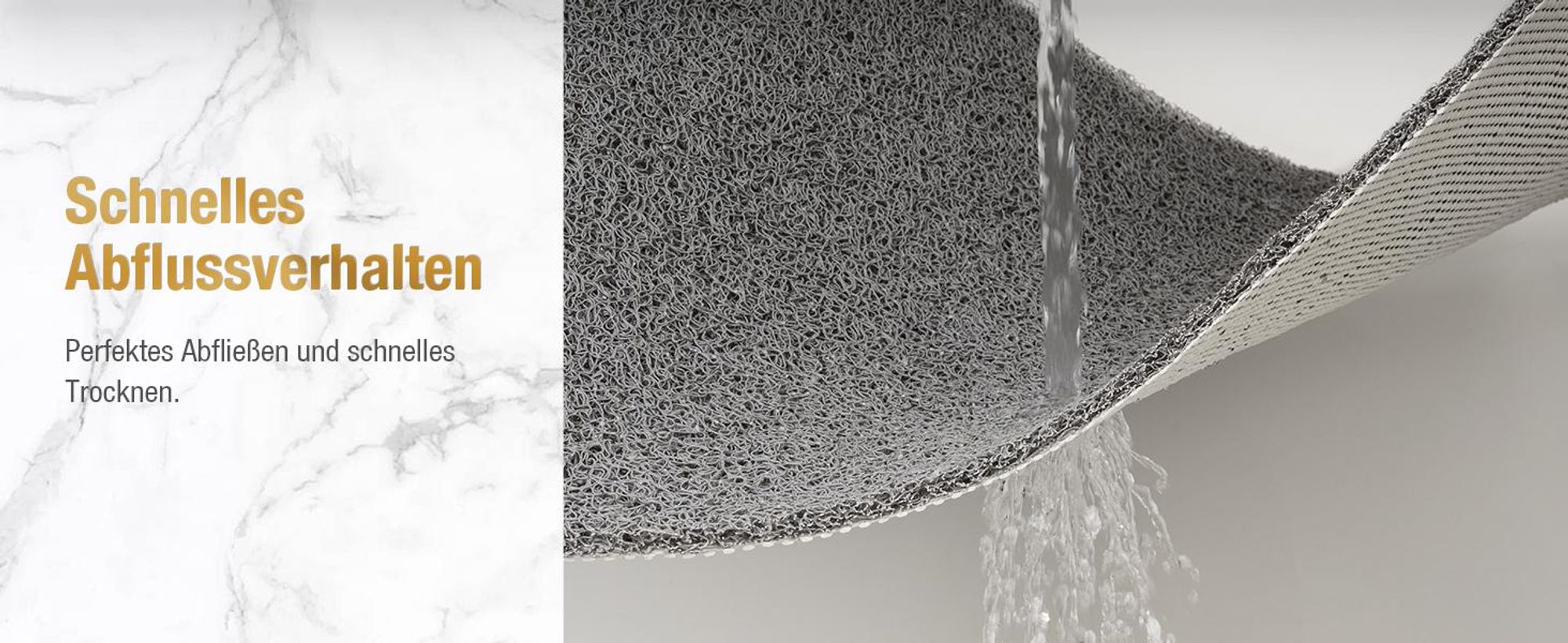 Badematte, Duschmatte, Badewannenmatte, rutschfest, Extra Lang Antirutschmatte Badewanne, 100x40cm, für Nassbereiche, Ohne Saugnapf