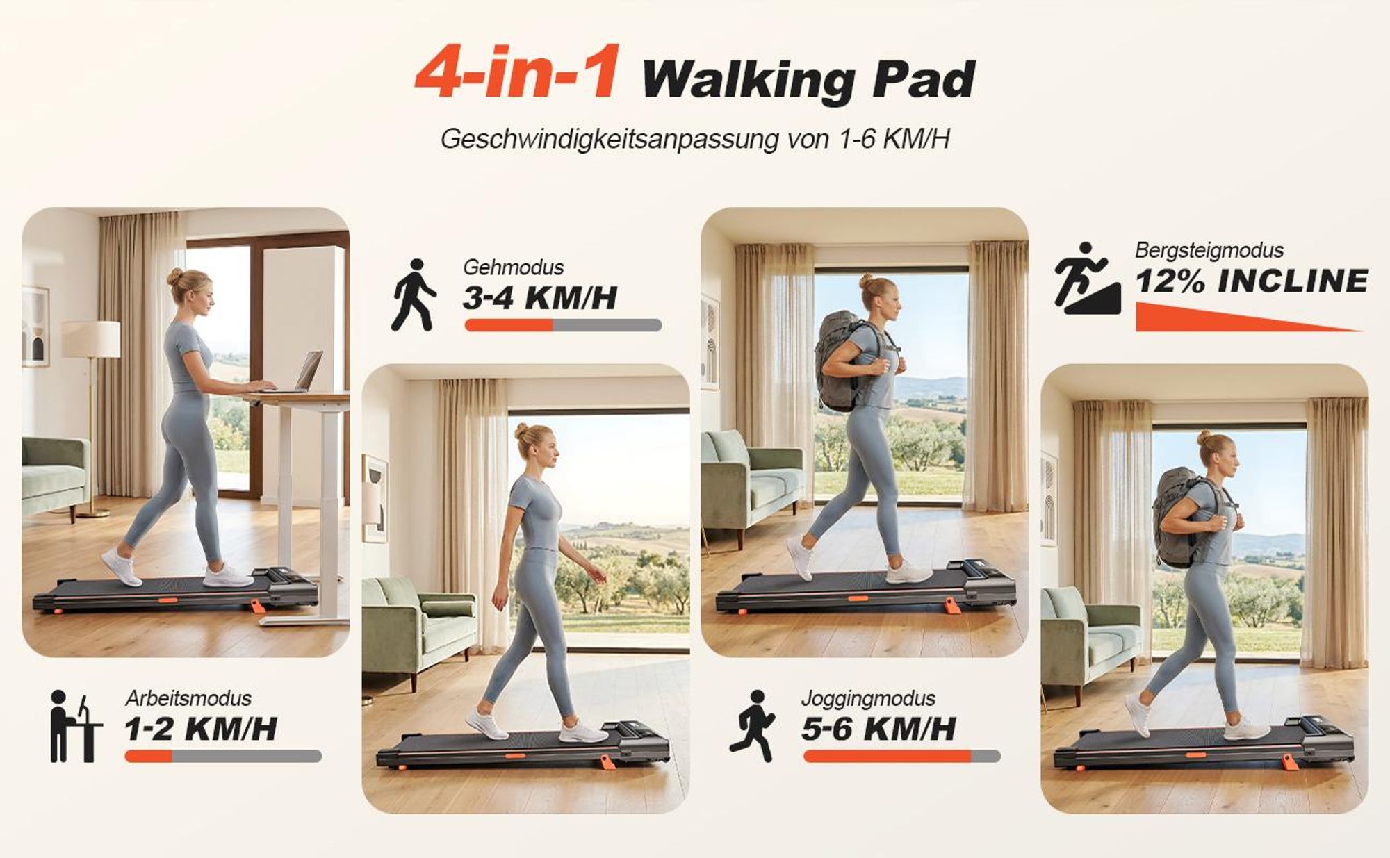 4-in-1 Walking Pad