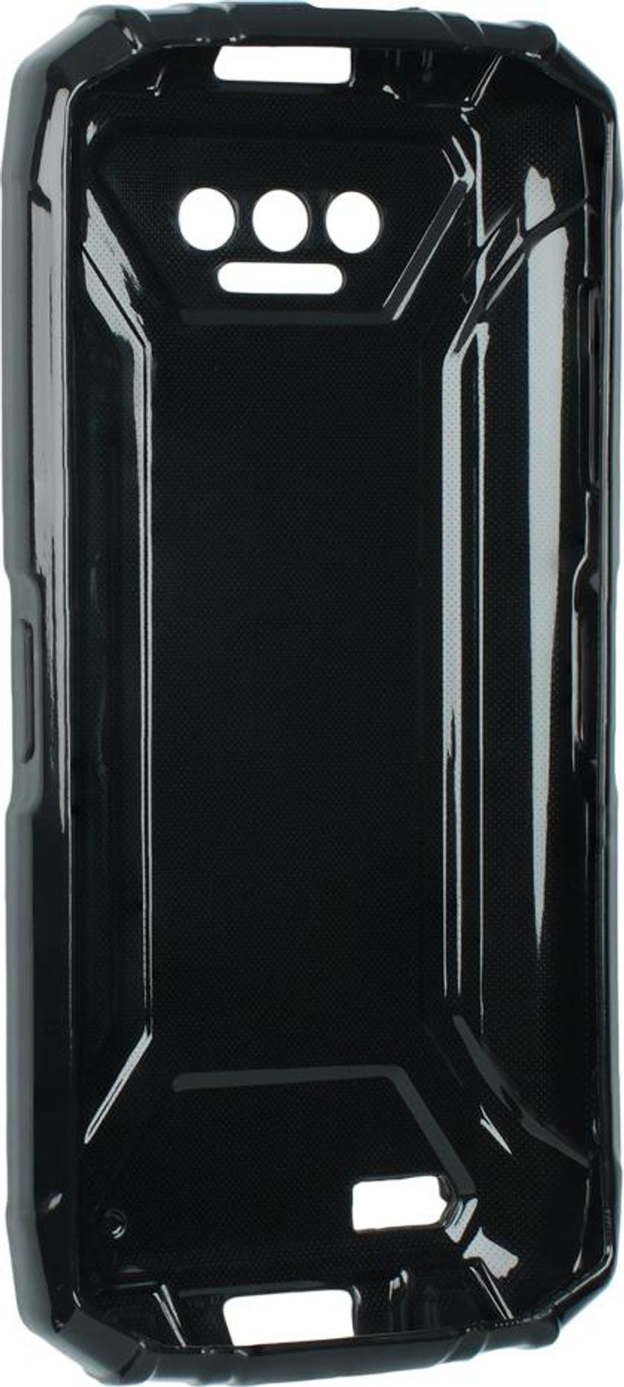 caseroxx Schutz-Hülle TPU-Hülle kompatibel mit Doogee S41 / S41T / S41 Pro / S41 Plus, Gummi Handy Tasche schwarz Bild 2