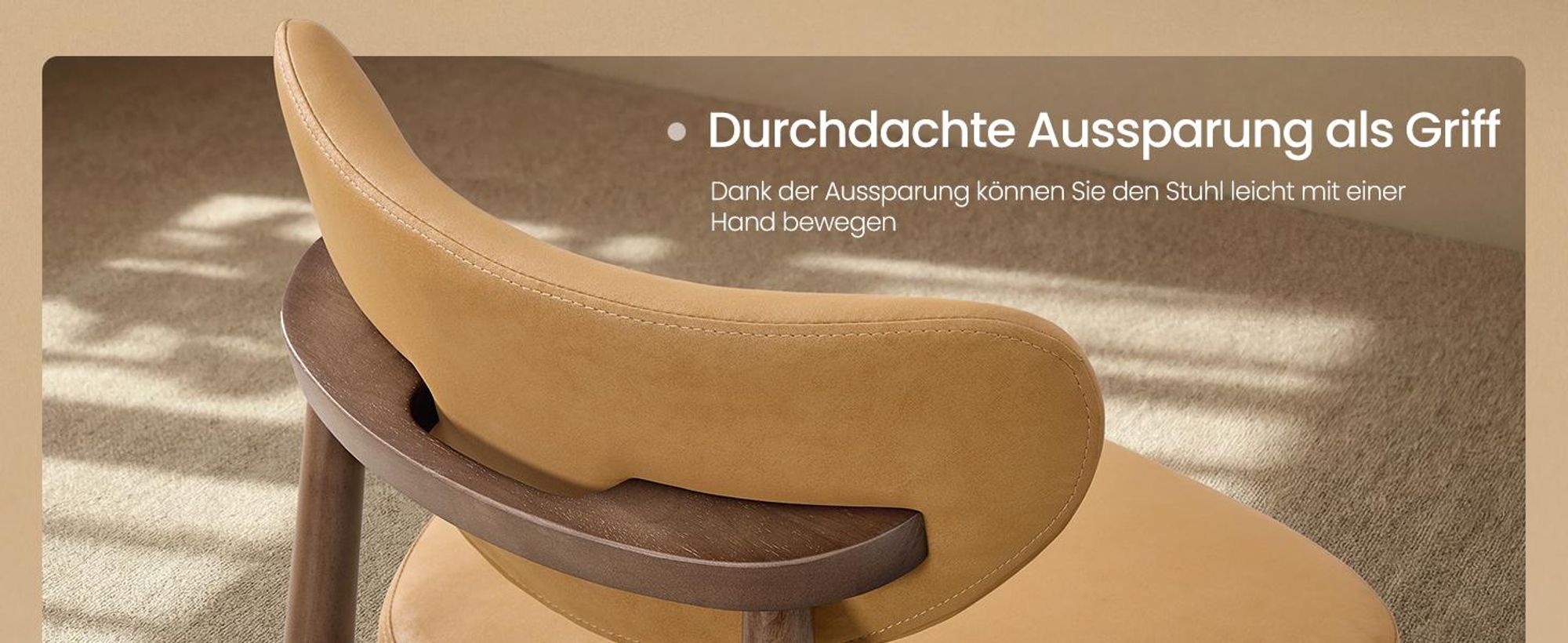 VASAGLE Barhocker 2er Set aus Kunstleder, mit Rückenlehne und Massivholzbeinen, 50 x 51,5 x 95,5 cm, Karamellbraun