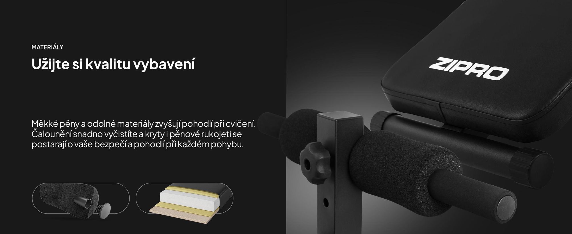 Zipro Šikmá lavice Slant – skládací lavice na posilování břišních svalů s expandéry Nastavitelná tréninková lavice pro domácí použití Negativní lavice pro sit-upy Odolná