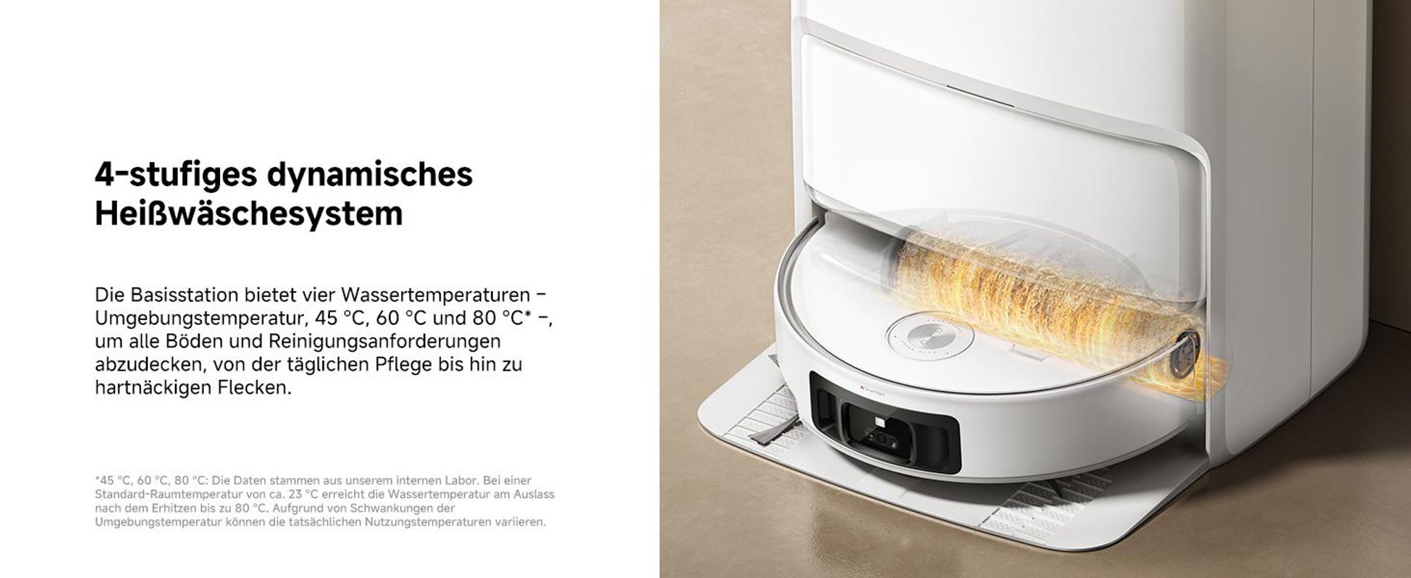 MOVA Z60 Ultra Roller Standalone – Saugroboter mit automatischer Entleerung, Selbstreinigendem Wischmopp, Präzise Navigation, Vollflächige Reinigung