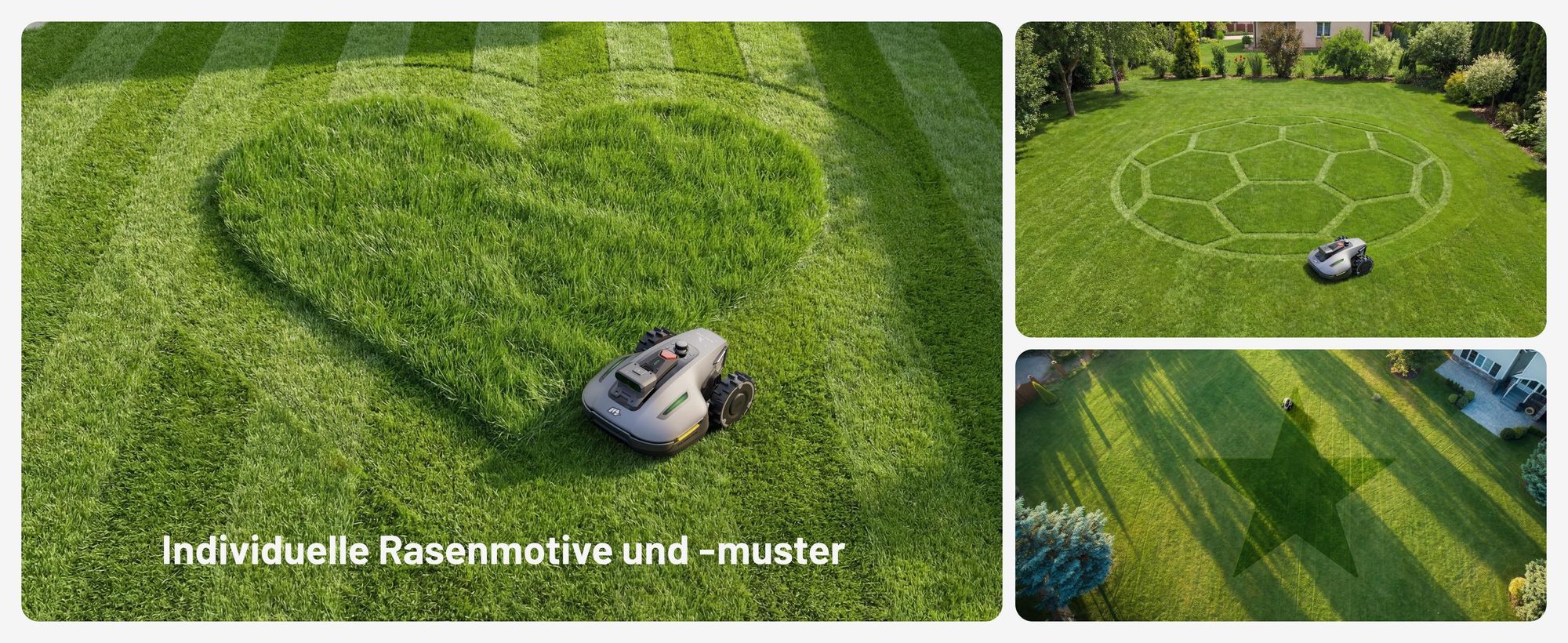 Mähroboter Mammotion YUKA Mini 2 800 mit Garage, Waschständer, bis 800 m², DropMow, Auto-Kartierung, Kantenschneiden, 4G-Modul, APP