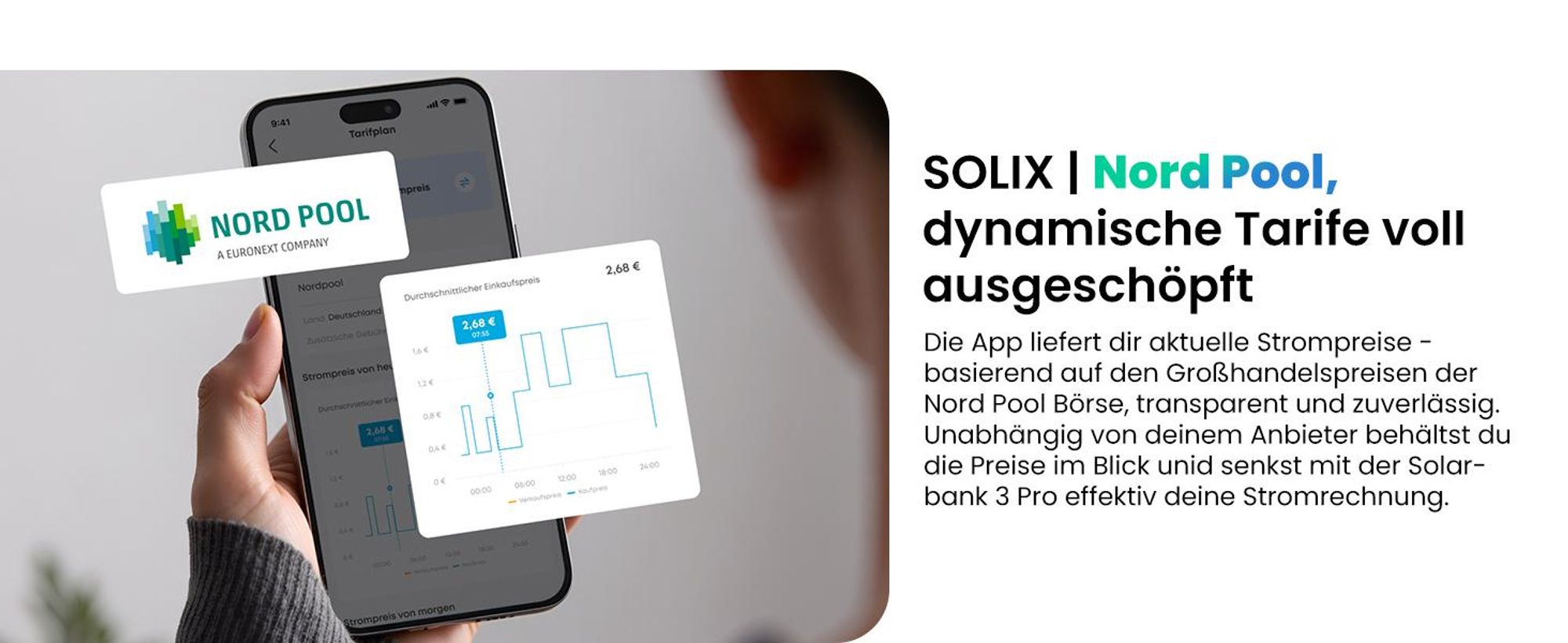 Anker SOLIX Solarbank 3 E2700 Pro 2688Wh Speicher für Balkonkraftwerk mit Anker Solix Smart Meter, 4 MPPT, Schließe bis zu 8 Panel (0% MwSt)