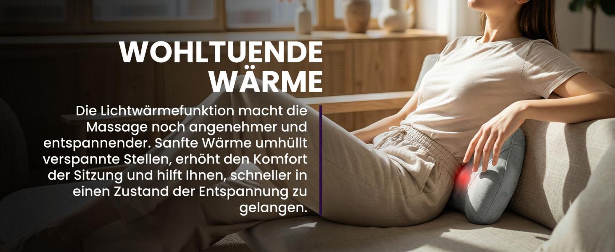 Nackenmassagegerät Massagegerät mit Wärme Rücken Schulter Shiatsu