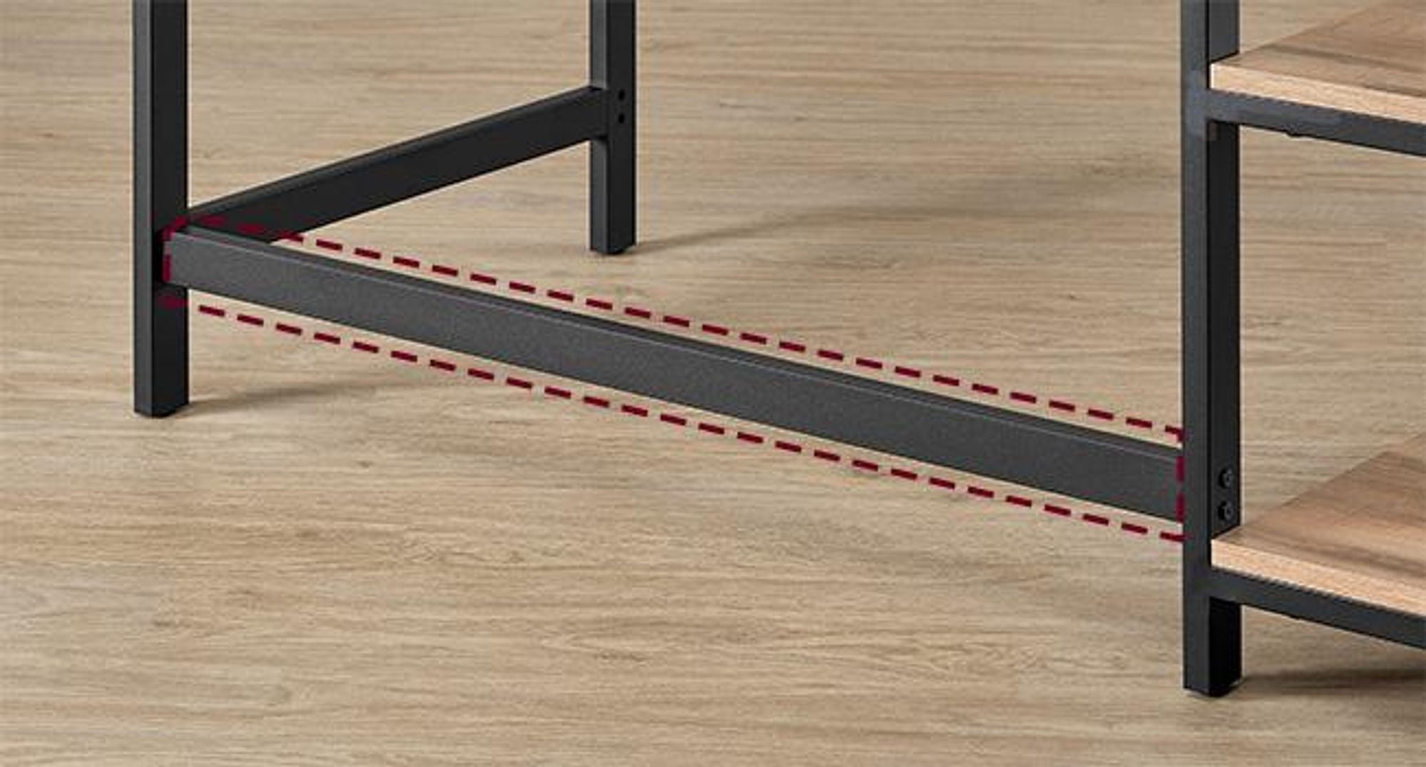 VASAGLE Computertisch Schreibtisch mit 2 Regale 120 x 75 x 60 cm