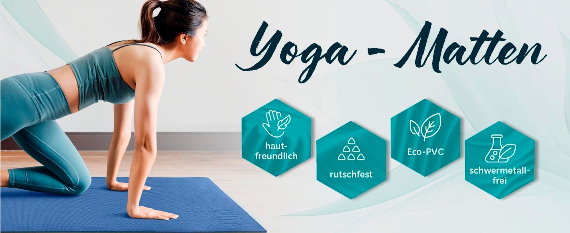 #DoYourYoga Yoga-Bolster Paravati - gefüllt mit -Buchweizenschalen - 67x22x13cm - Dunkelgrün