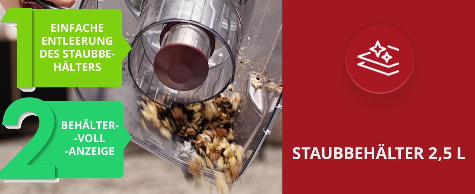 Staubsauger - beutellos - Zyklon - hohe Leistung 850 W leistungsstark MPM MOD-61