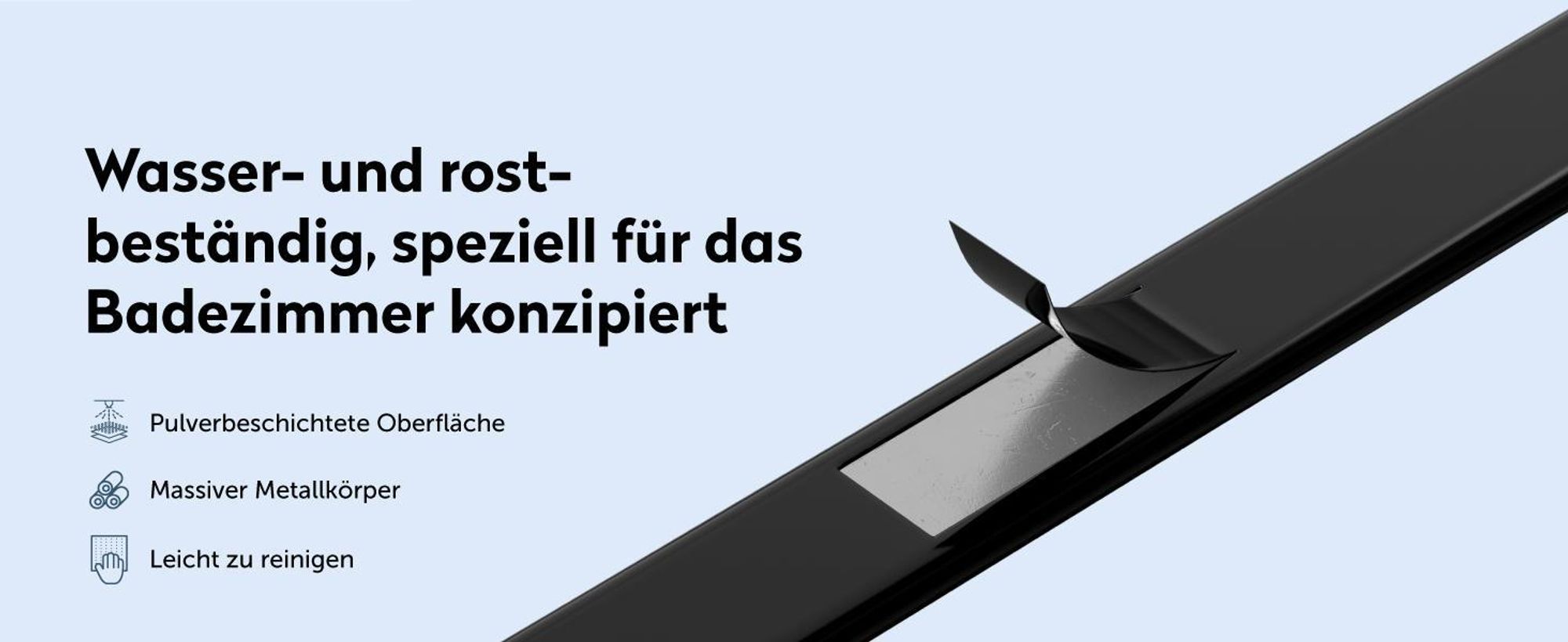 doporro Duschablage ohne Bohren 3 Ebenen Badregal Stehend Badezimmerregal Duschregal Schmales aus Metall für Badezimmer und Toilette Weiß Reglo-02