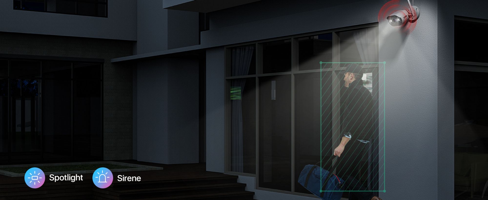 Smart Spotlight Sirene