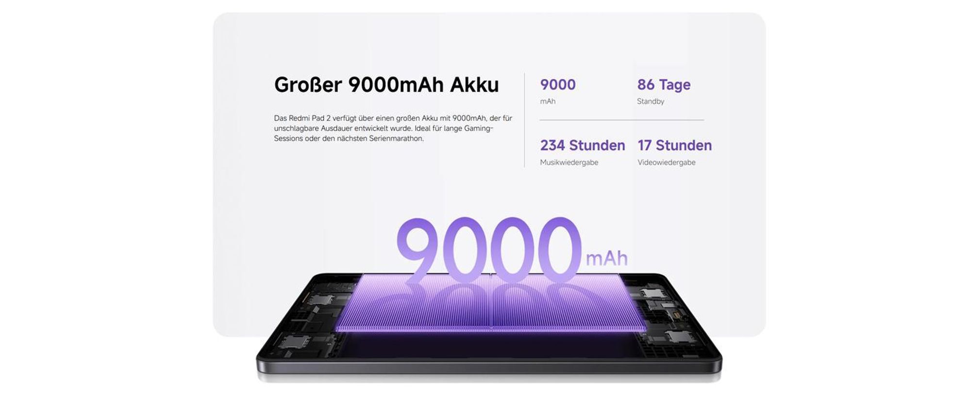 Xiaomi Redmi Pad 2 11" 6GB/128GB WiFi Grau (Graphite Gray)