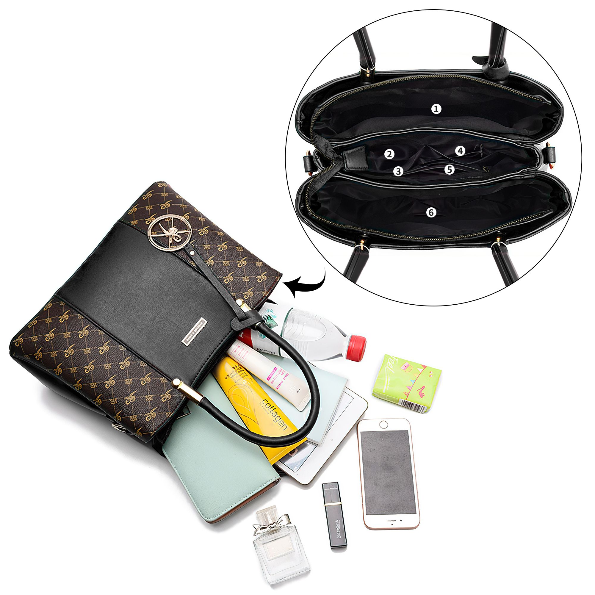 Henkeltasche Umhängetasche Handtasche