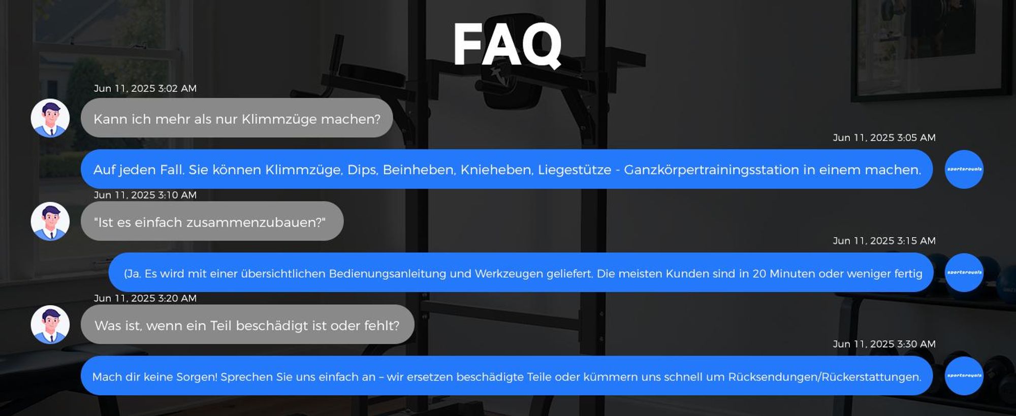 Sportsroyals Power Tower, Dip-Station, Klimmzugstange für das Krafttrainingsgerät im Heim-Fitnessstudio, 204 kg
