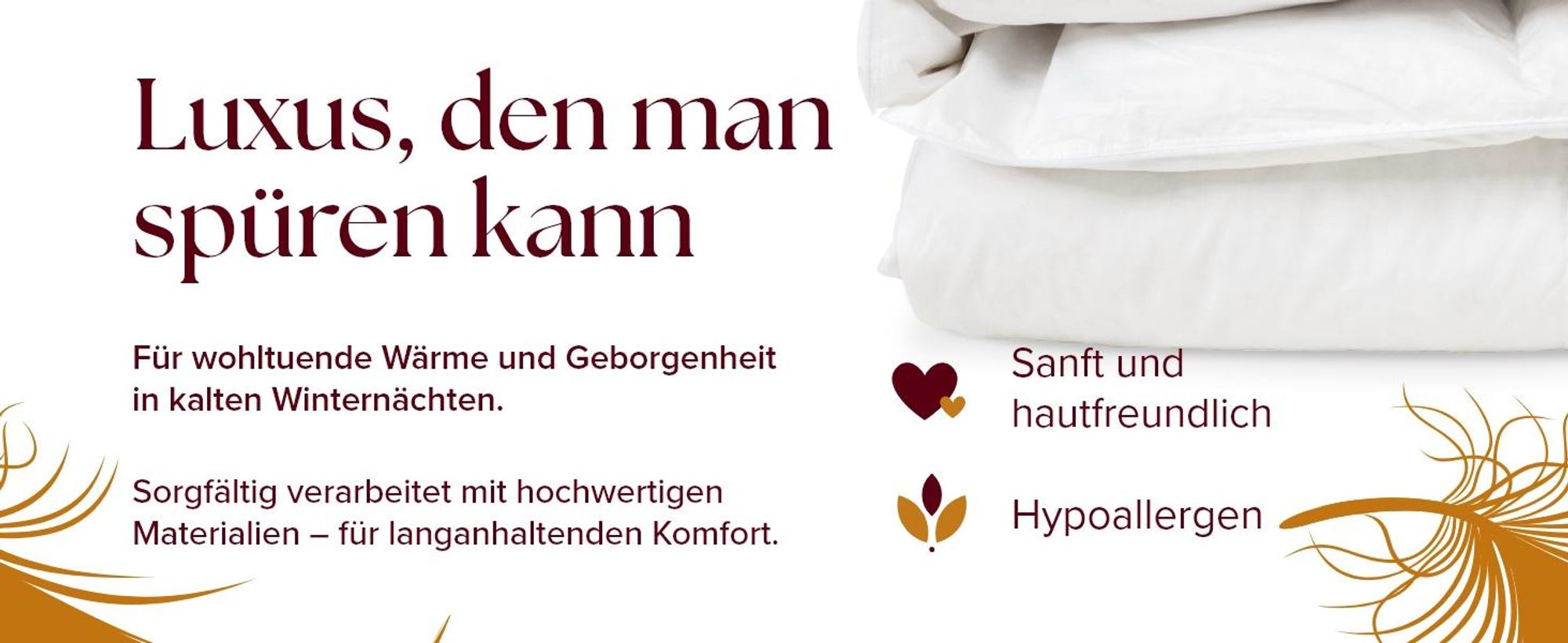 MAXIGA Winter Daunendecke 200x220, 80% Gänsedaunen & 20% kleine Daunenfederchen extra warm 3000g atmungsaktiv waschbar  allergikerfreundlich