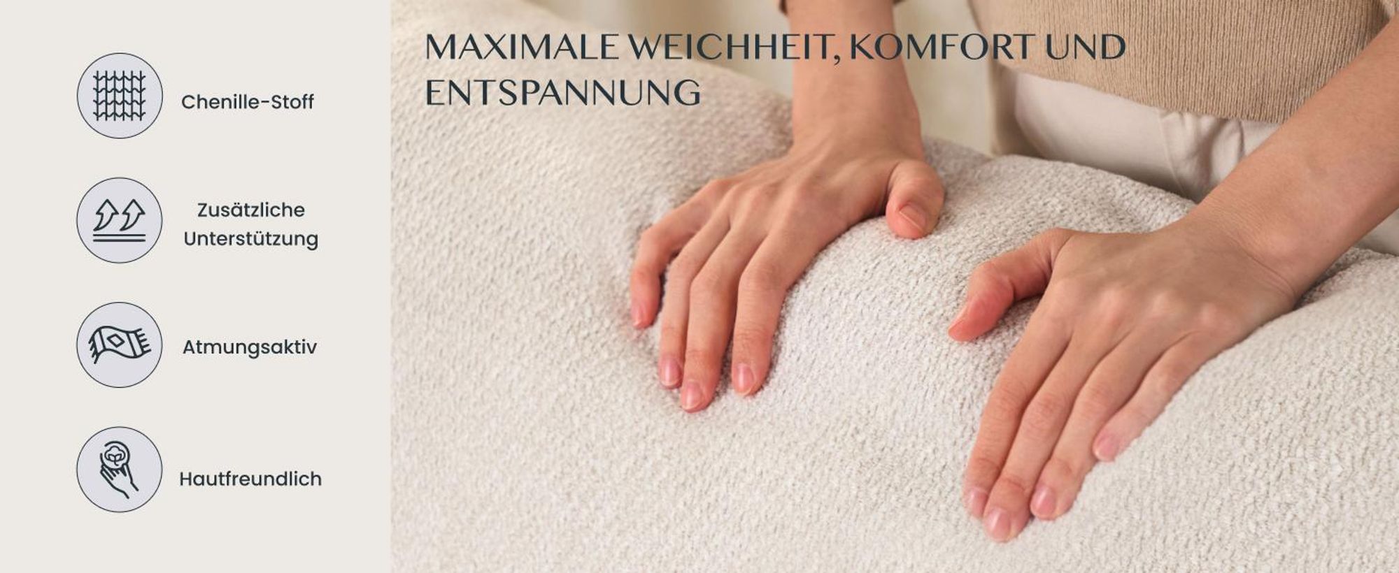 FLEXISPOT Mochi Pro Zero-Wall XXL Elektrischer Relaxsessel, 1,5-Sitzer mit 138 cm Sitzbreite, Fernsehsessel für Große&Schwere, Klemmschutz&USB-C, Grau