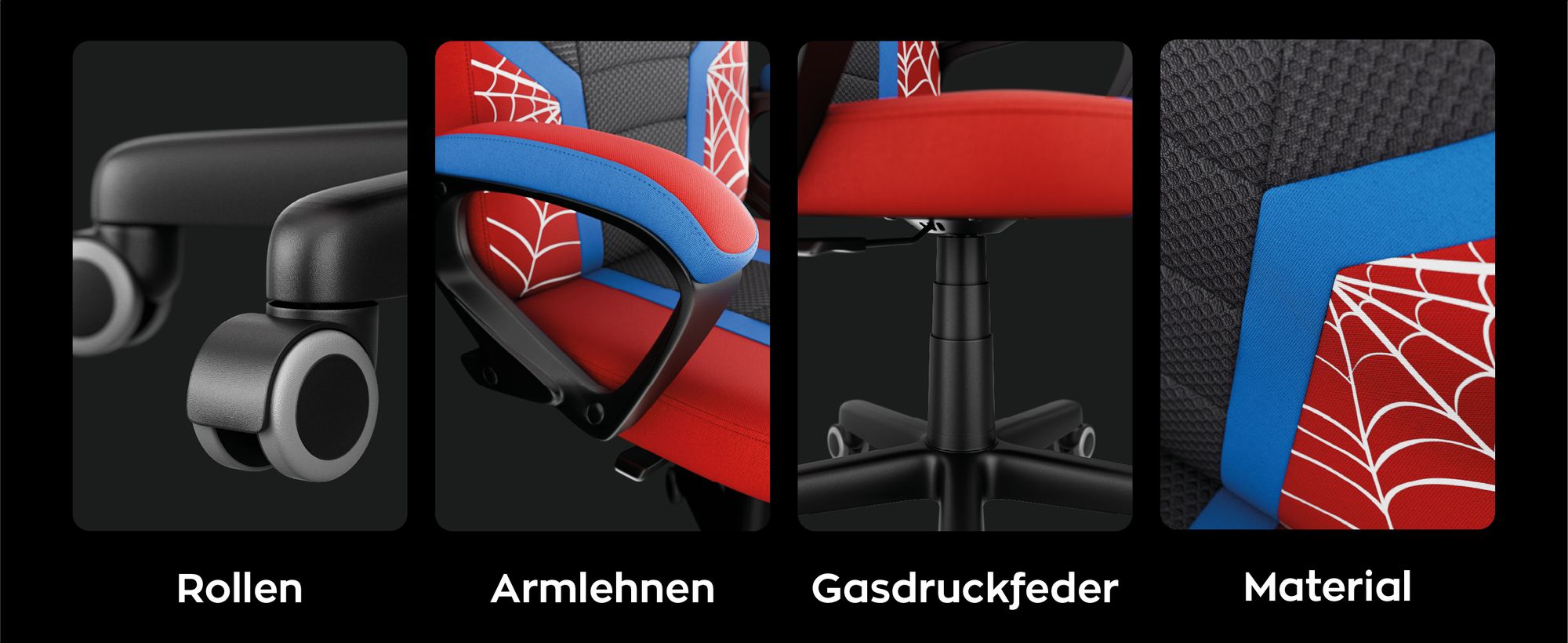 Huzaro Ranger 1.0 kinder gaming stuhl 130 kg belastbarkeit chefsessel gaming sessel büro stühle for gamer Spider