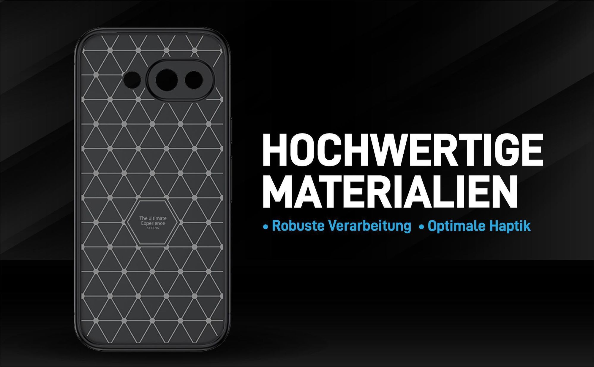 Handyhülle für das Google Pixel 9a im Carbon Look