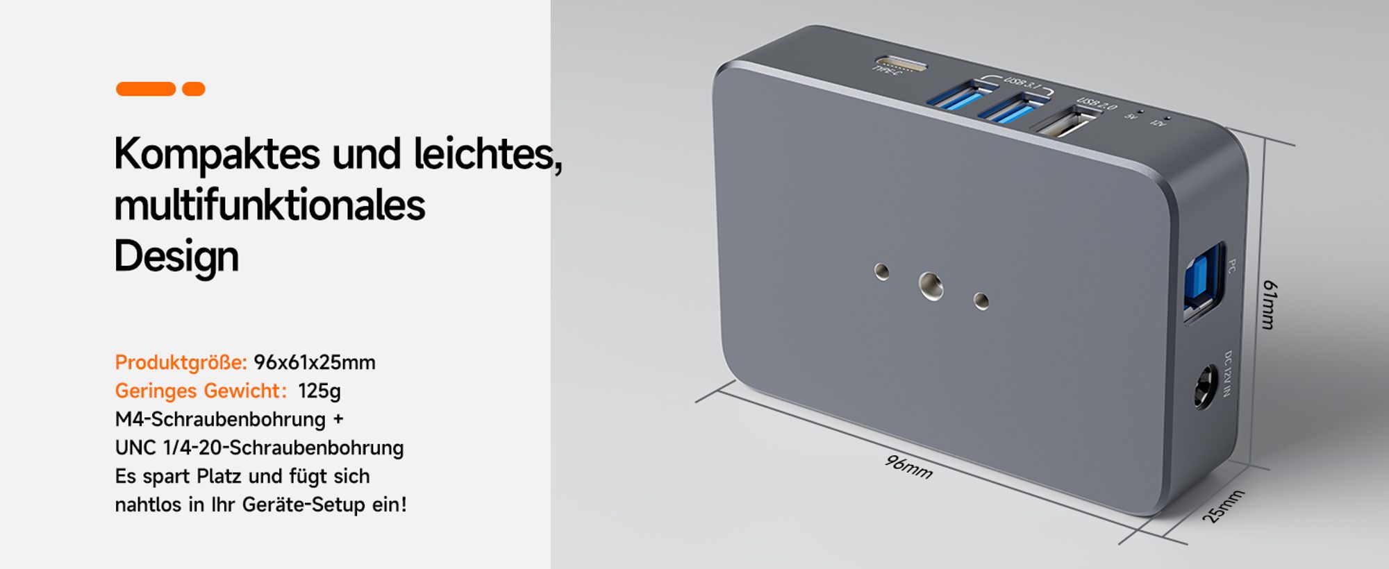Svbony SV241 Teleskop DC Power Adapter, Astronomie Teleskop Zubehör, 6 DC Power Output Astronomie Pocket Adapter, USB Hub Box für Deep Sky Fotografie