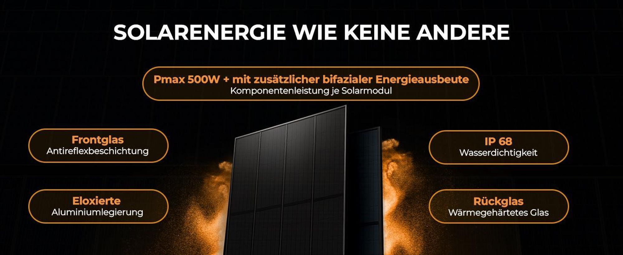 Sunniva SolarModul 500W for 1000W Balkonkraftwerk