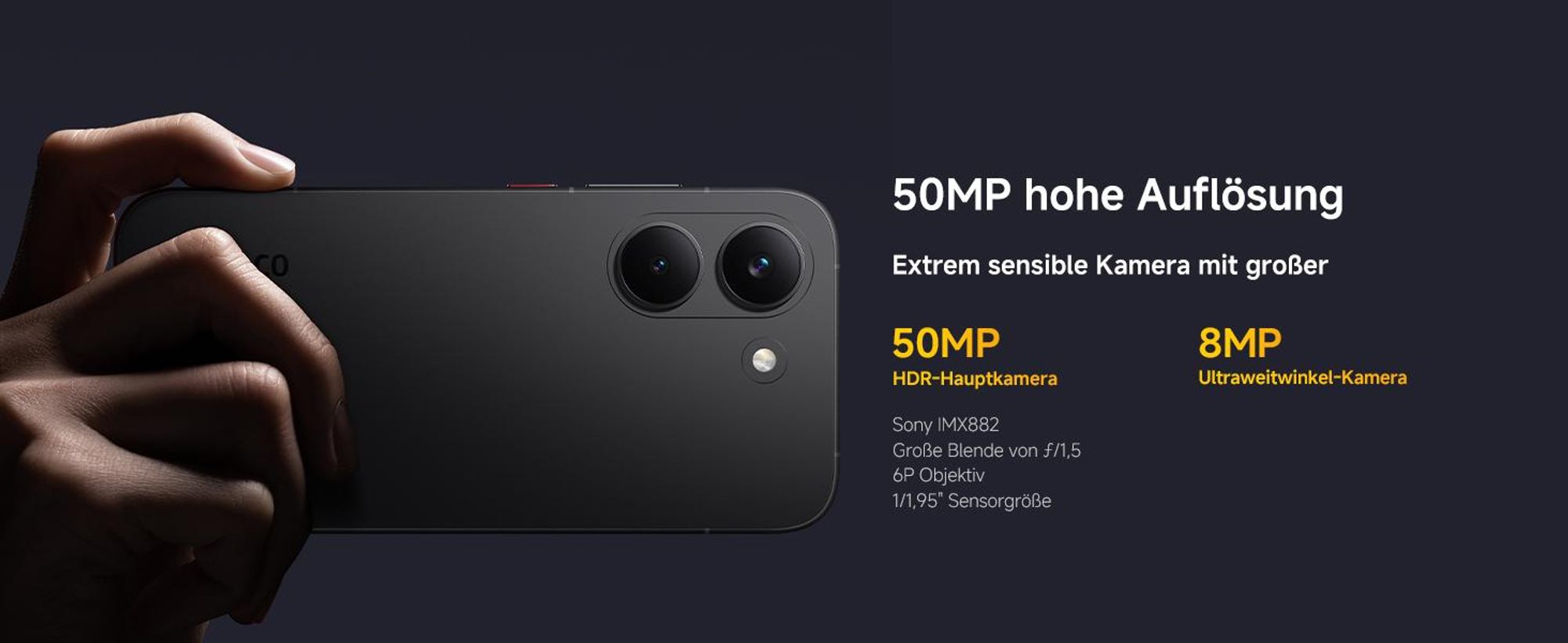 XIAOMI Poco X8 Pro 5G Smartphone 8GB/512GB 6,59" 6500mAh Schwarz