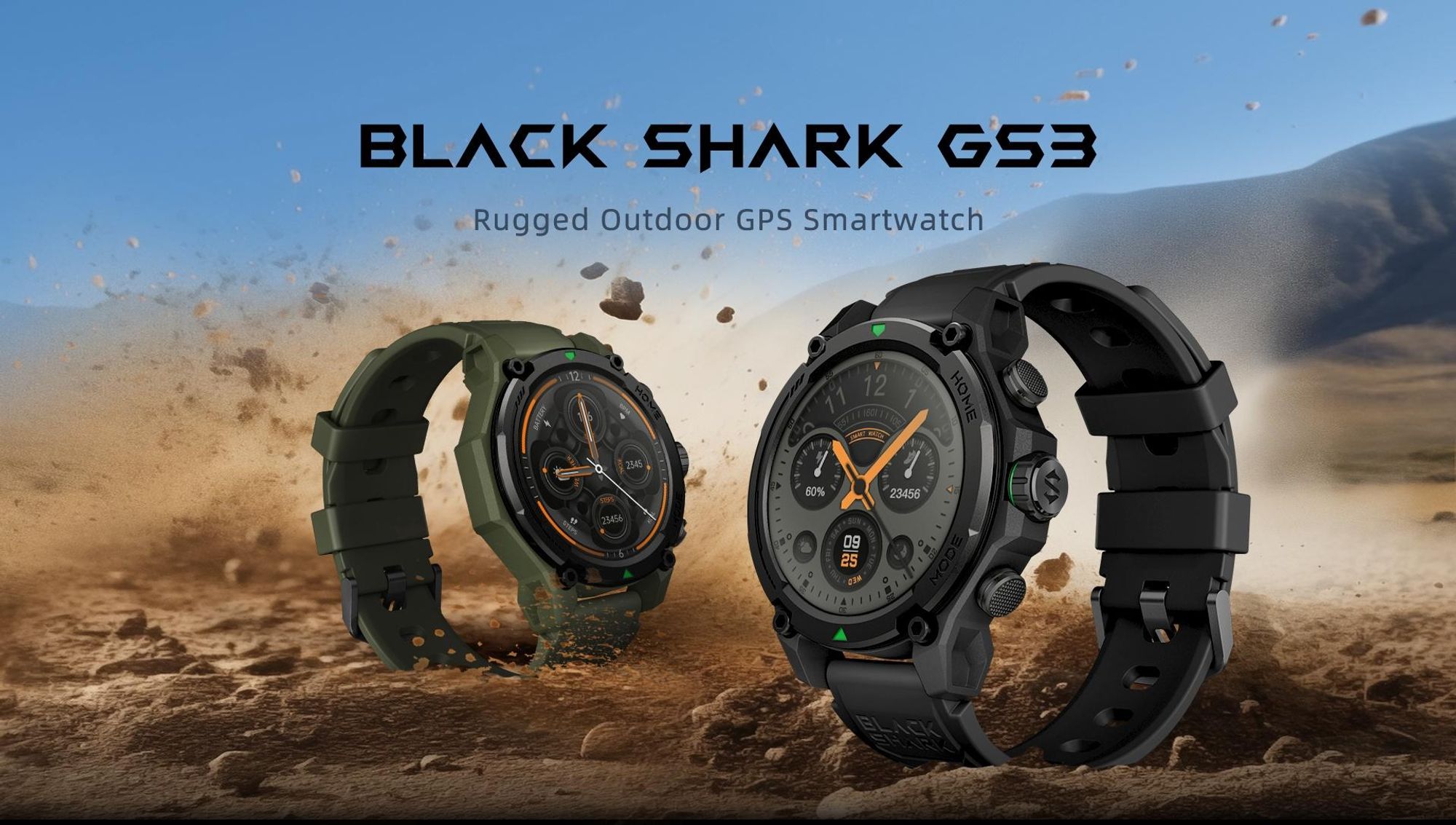 GPS smart hodinky BLACK SHARK GS3 1,43" AMOLED GPS 21 dní Farba Zelená