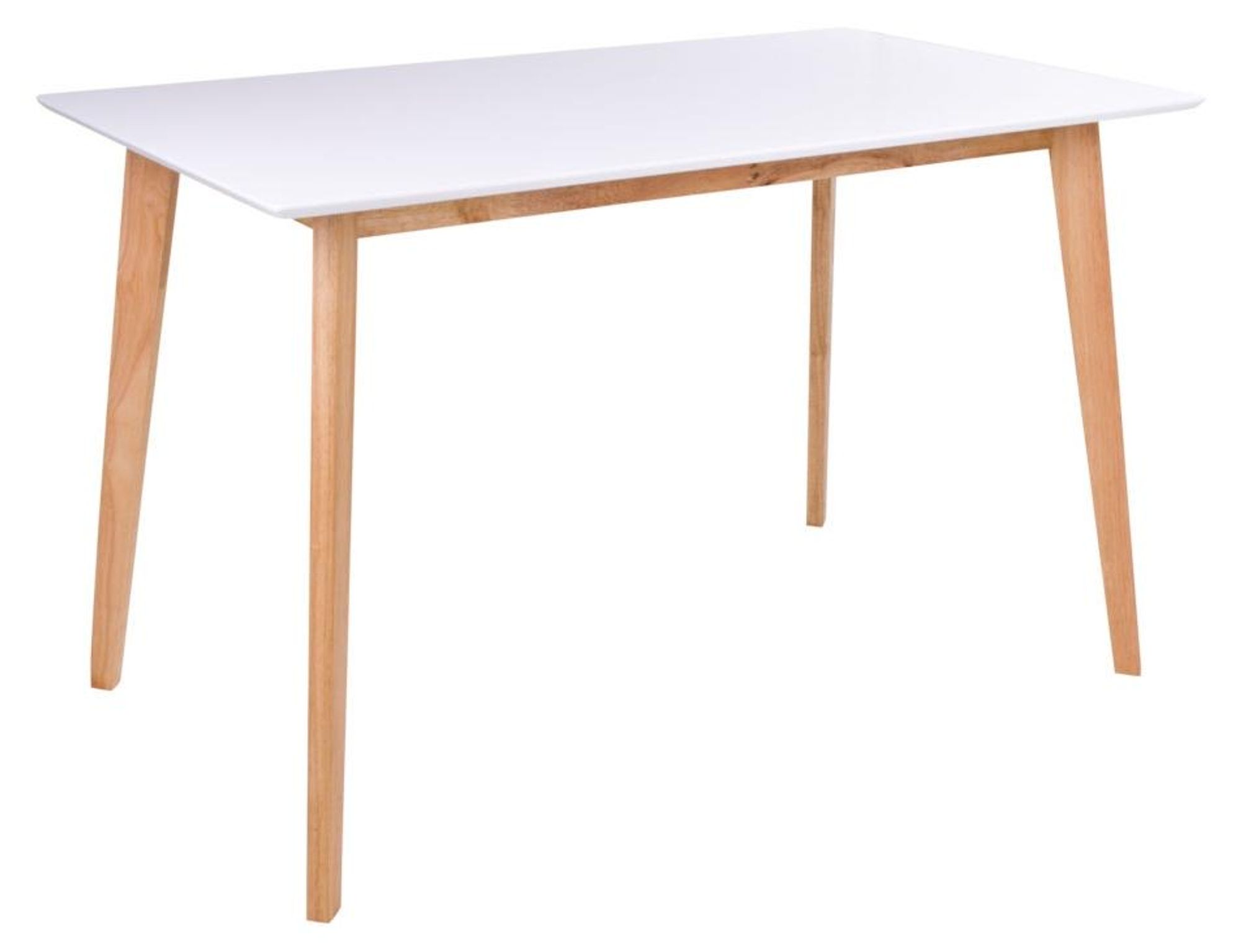 Vojens – Esstisch & Küchentisch mit skandinavischem Design in Weiß