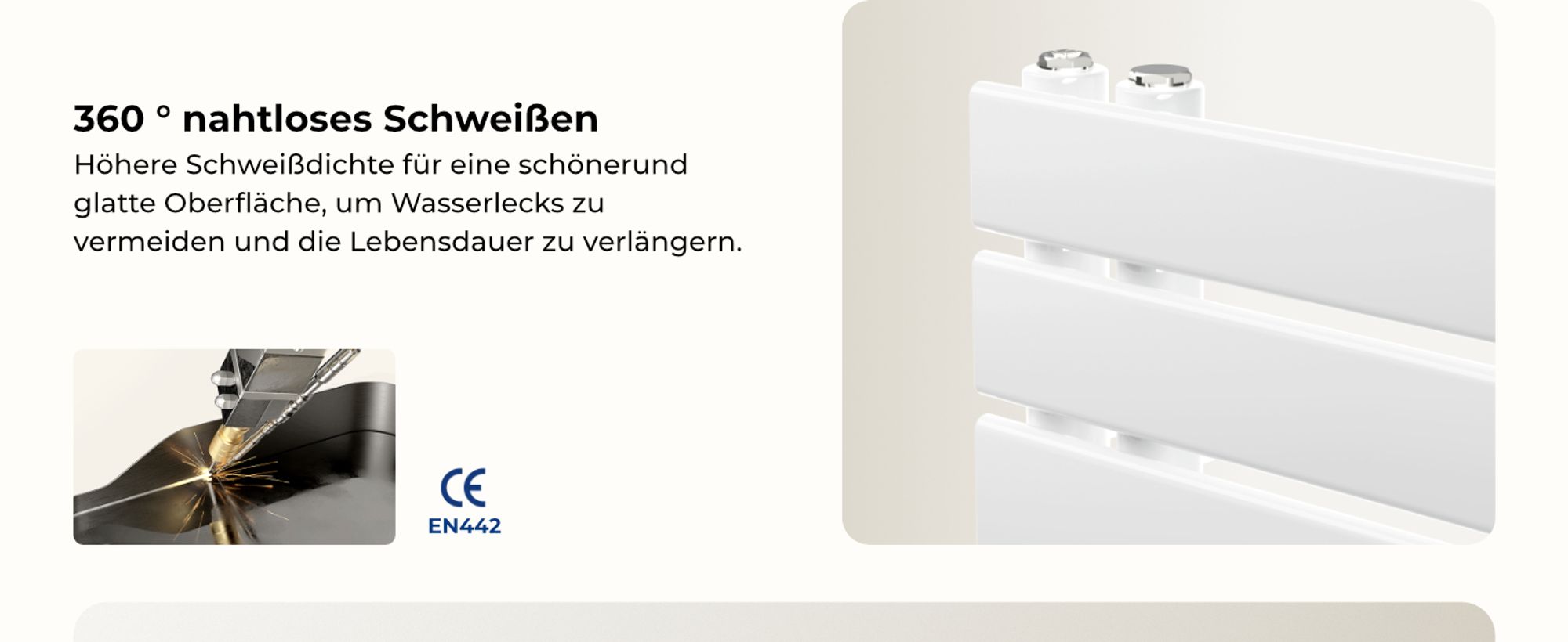 Heilmetz Badheizkörper 140x40cm 600W Handtuchtrockner Elektrischer Handtuchheizkörper Weiß Handtuchwärmer mit Thermostat