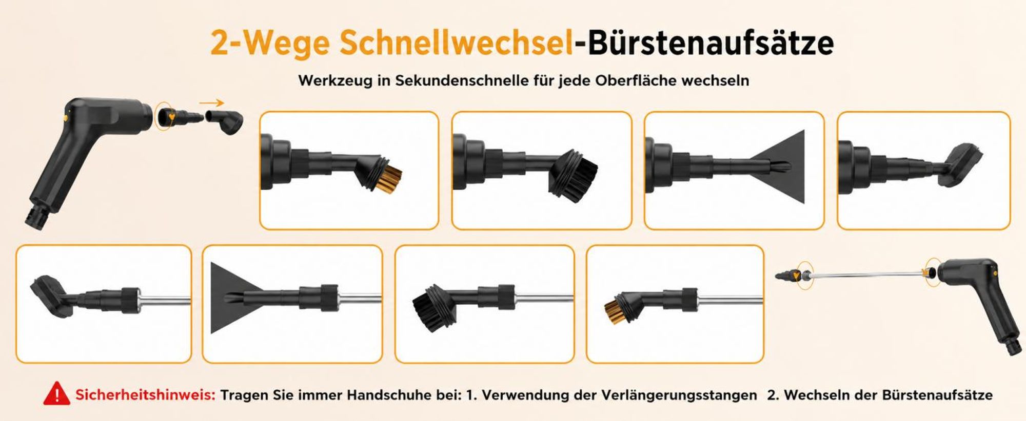 2500W Dampfreiniger, 1600ML großer Tank, 3 einstellbare Dampf-menge, 3 Bar tragbarer Handdampfreiniger, 13 Zubehör-Dampfgarer für Zuhause Küche Aut
