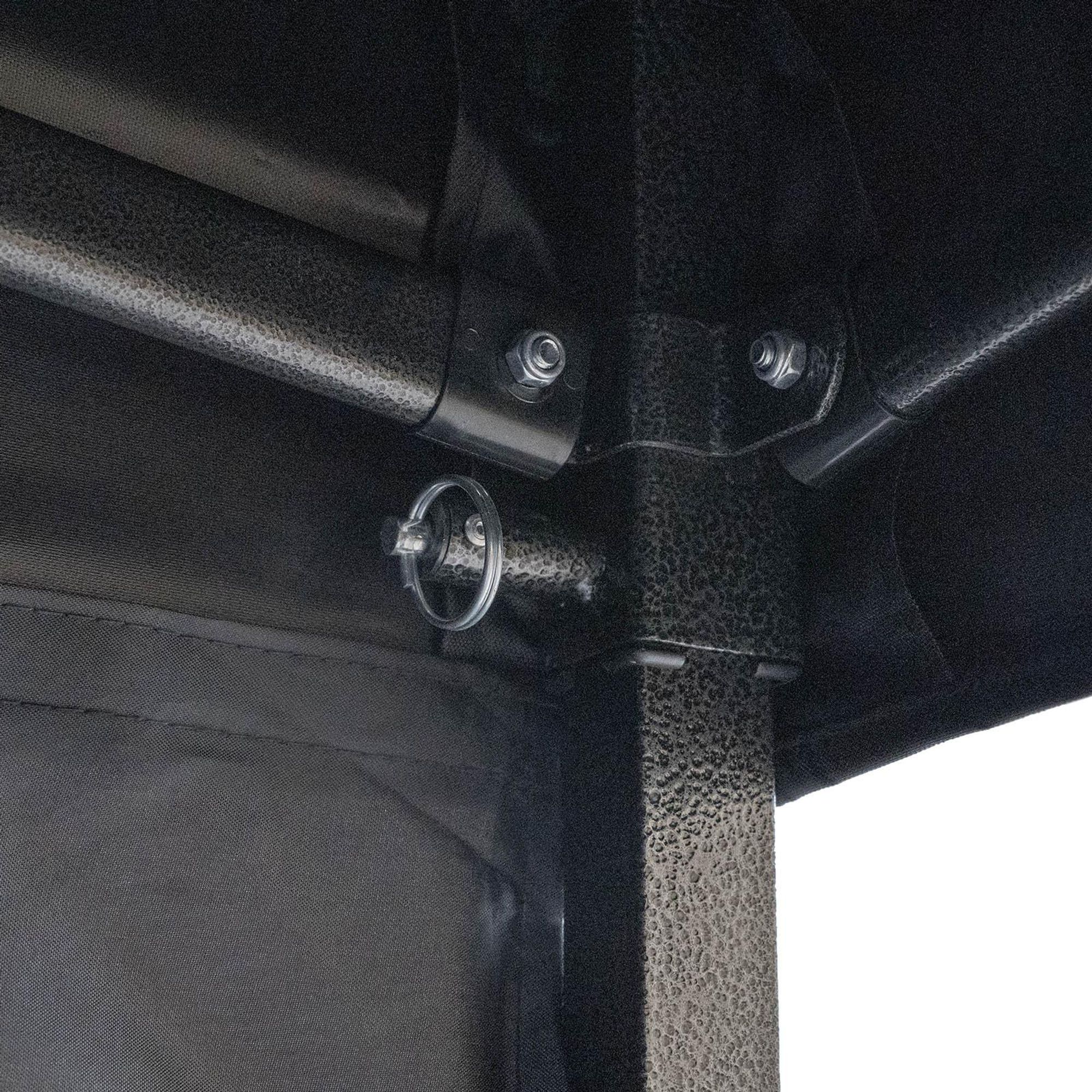 Weber #Werkeholics Easy-Up Zelt 3×3 m – inkl. 3 Einzel-Seitenplanen – wetterfest & schnell aufgebaut