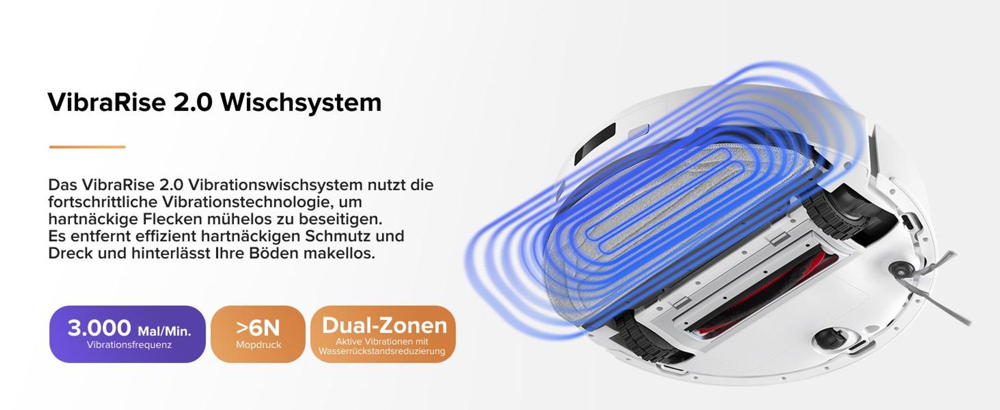 Roborock Q10 S5+ Staubsauger Roboter, 10.000 Pa(Upgrade von S8 Plus), Dual Anti-Tangle System, Auto Lifting Mopping, Ideal für Tierhaare (Weiß)