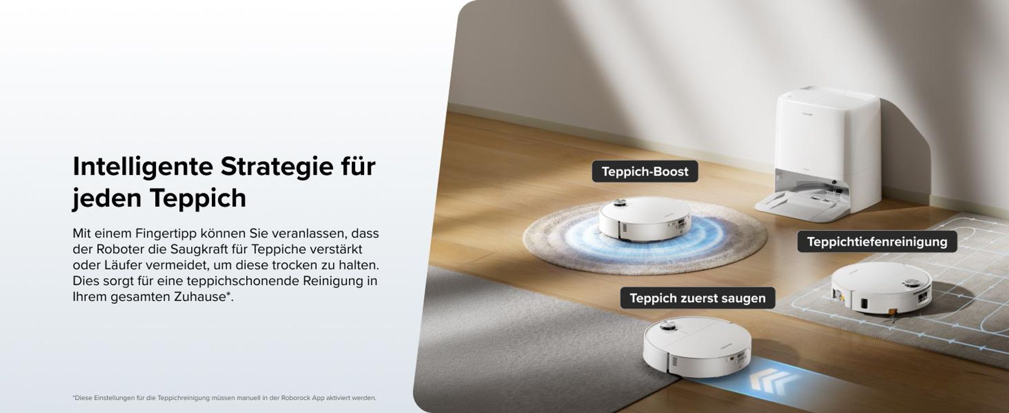 Roborock Qrevo Edge 2 Flow Saugroboter mit Wischwalze, 35.000 Pa Saugkraft, Selbstreinigung mit Wasserdruck, Dual Anti-Tangle, 8,98 cm ultraflach