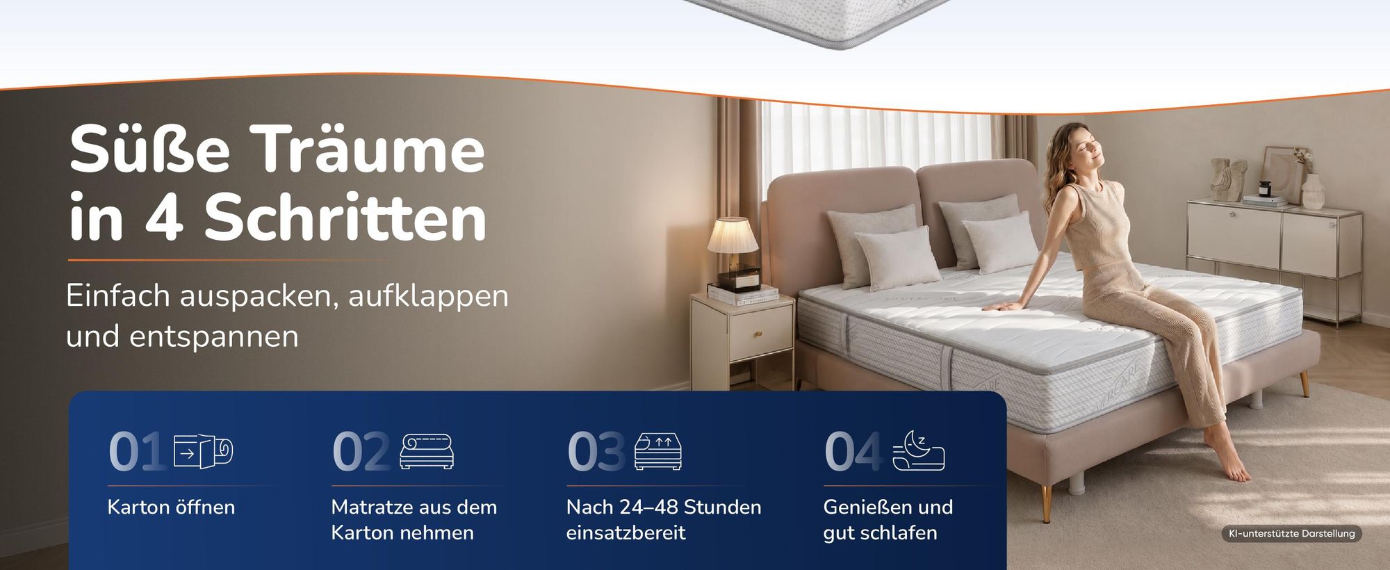 Die Taschenfederkernmatratze MEDIC Silver Plus im Ueberblick