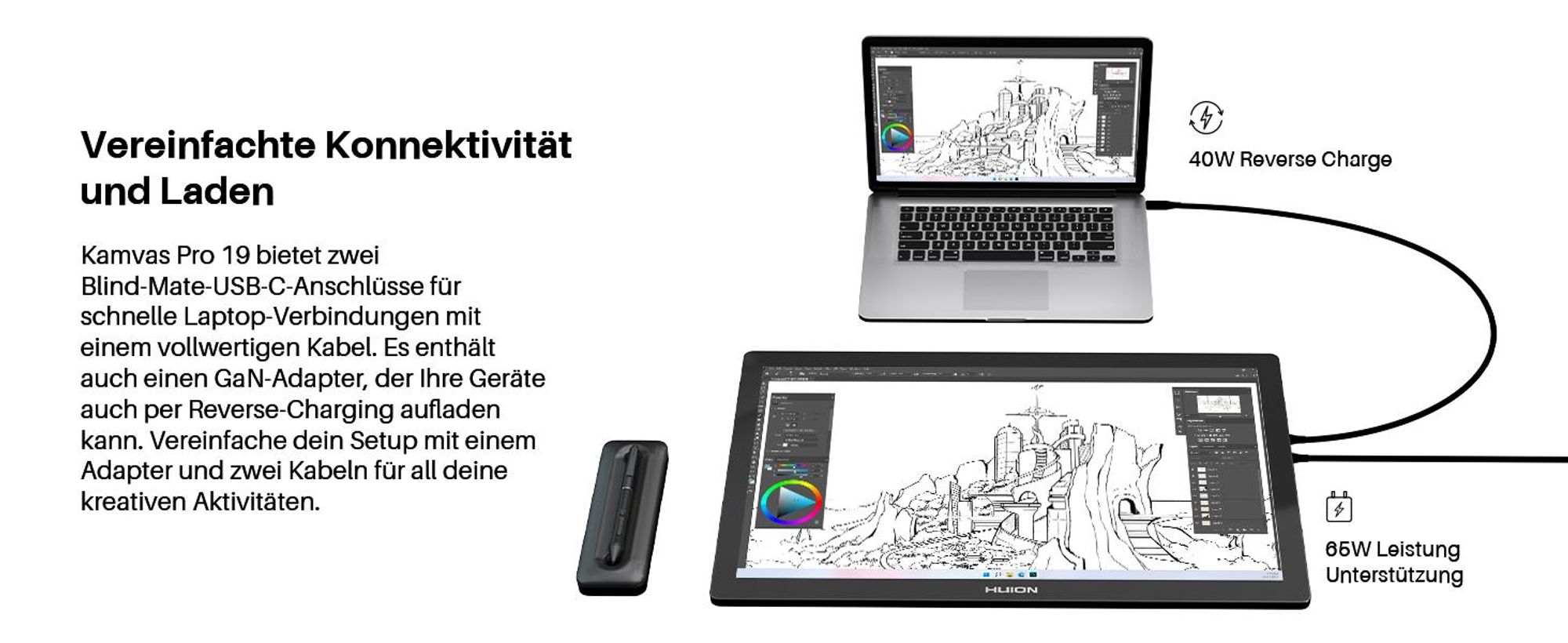 Huion Kamvas Pro 19 Grafiktablett
