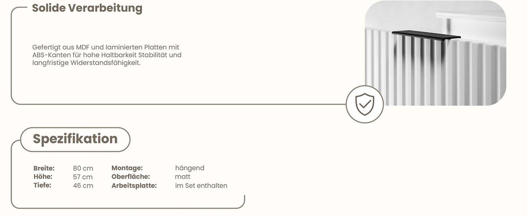 RODAN, Badmöbel, Badschrank, Badezimmermöbel, Badezimmer, MODERN, Waschbeckenunterschrank