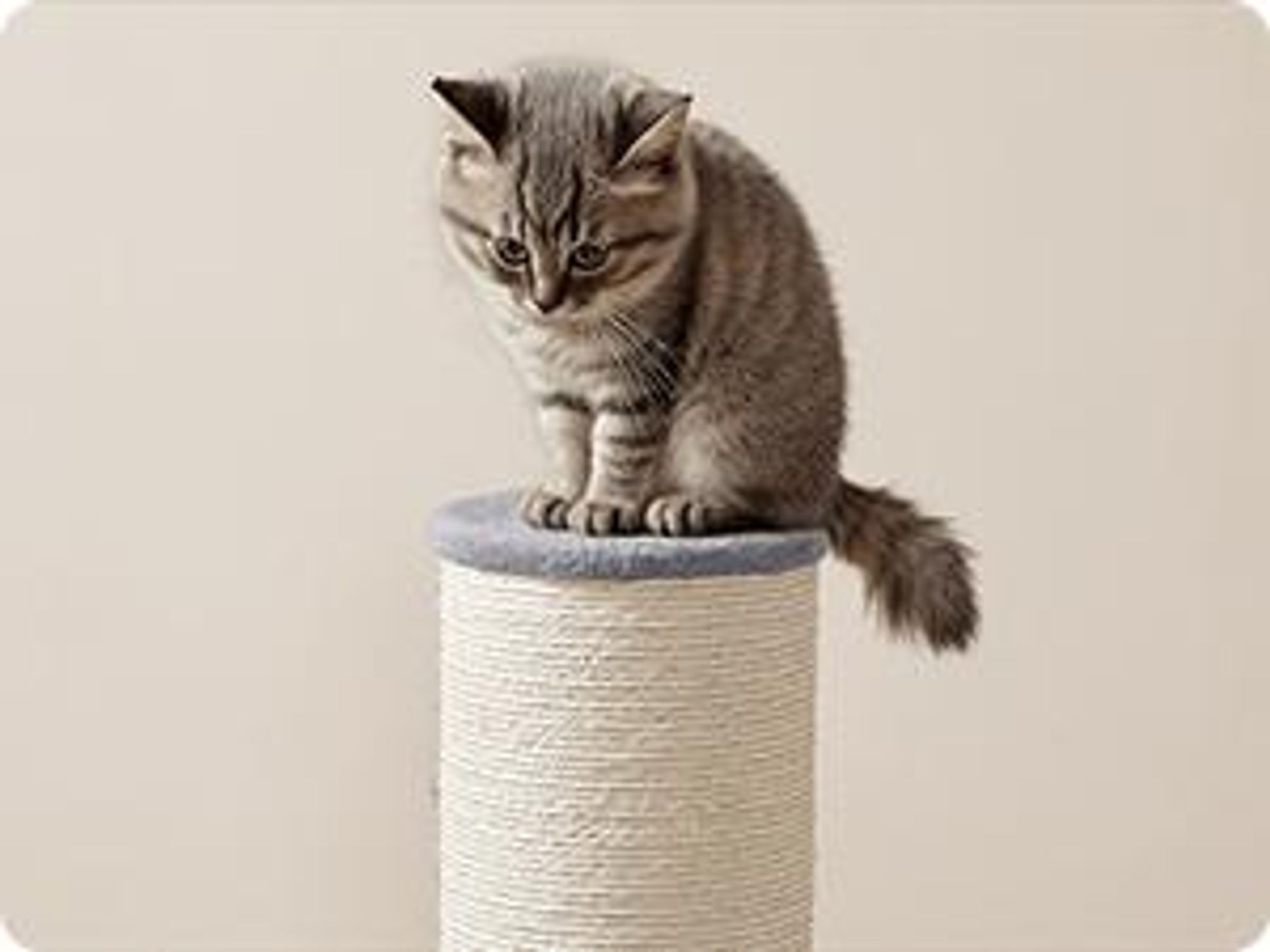 Feandrea Kratzbaum, Kratzsäule, 17 cm dicker Stamm, Kratzstamm auch für große Katzen wie Maine-Coon-Katze