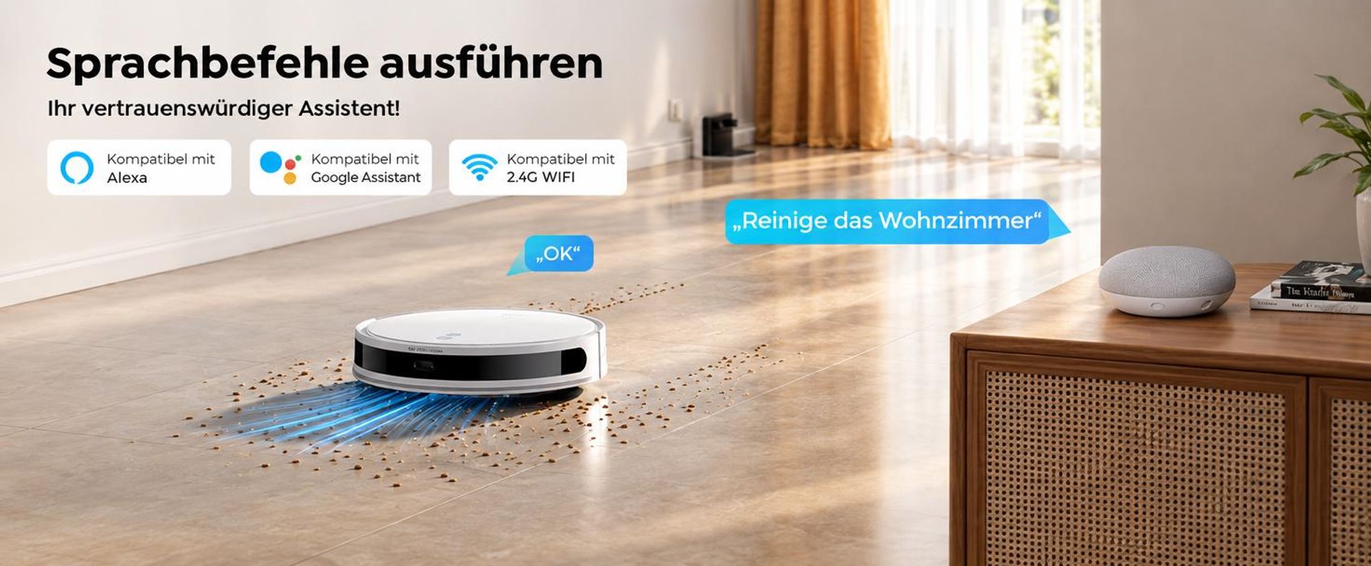 Laresar Staubsauger Roboter,12000Pa Transformative SOF LiDAR-Technologie,3-in-1-Roboterstaubsauger,APP/Alexa,Bis zu 150 Minuten