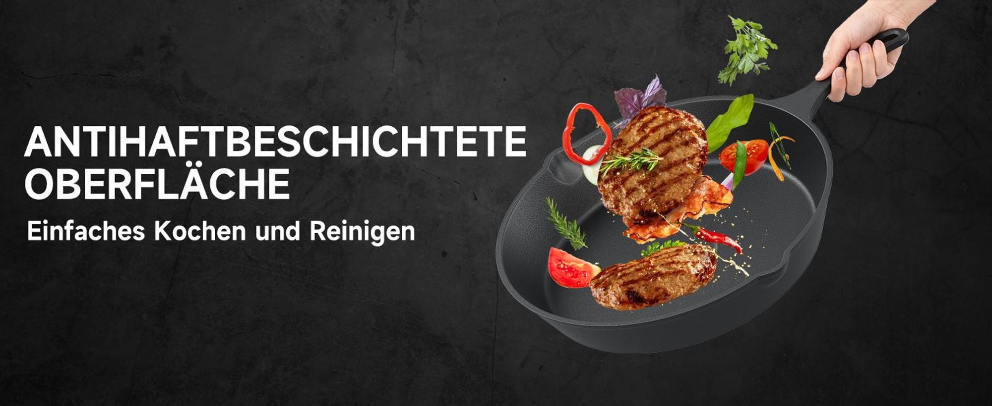 HOMELUX 12-teiliges Dutch Oven Set in Holzkiste, Kochtopf, Pfanne, Saucentopf, Wende-Grillplatte, Waffeleisen, Stapelrost, Ringreiniger, Schaber Set