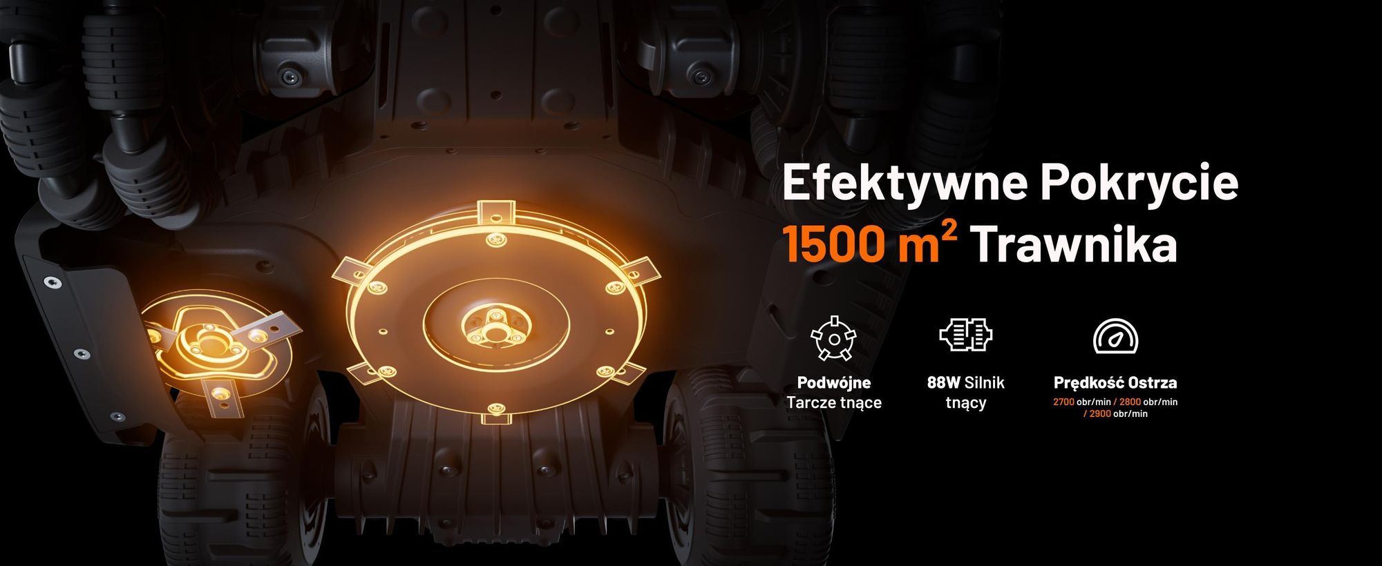 Robotická sekačka Mammotion LUBA Mini 2 AWD 1500, bez kabelu, do 1500 m², sekání okrajů, DropMow, mapování, 4G modul, APP