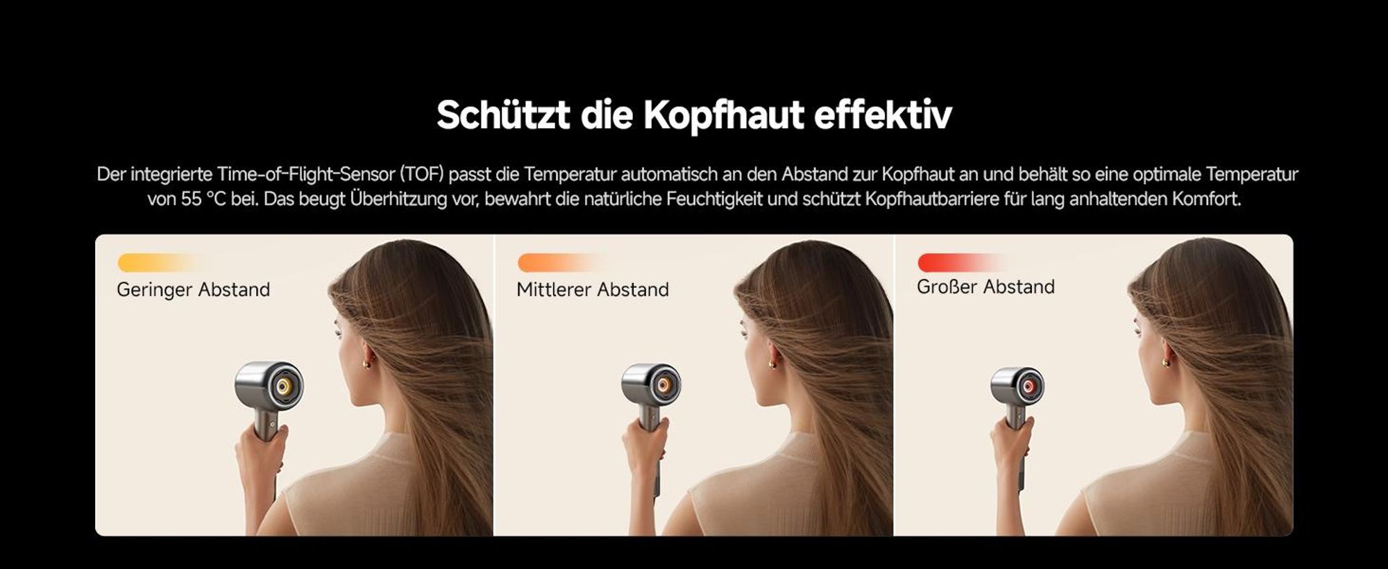 MOVA SHINE 20 Haartrockner Silber – KI-gesteuerte Thermostat-Technologie, gleichmäßige Wärme, schnelle Trocknung & Multi-Styling