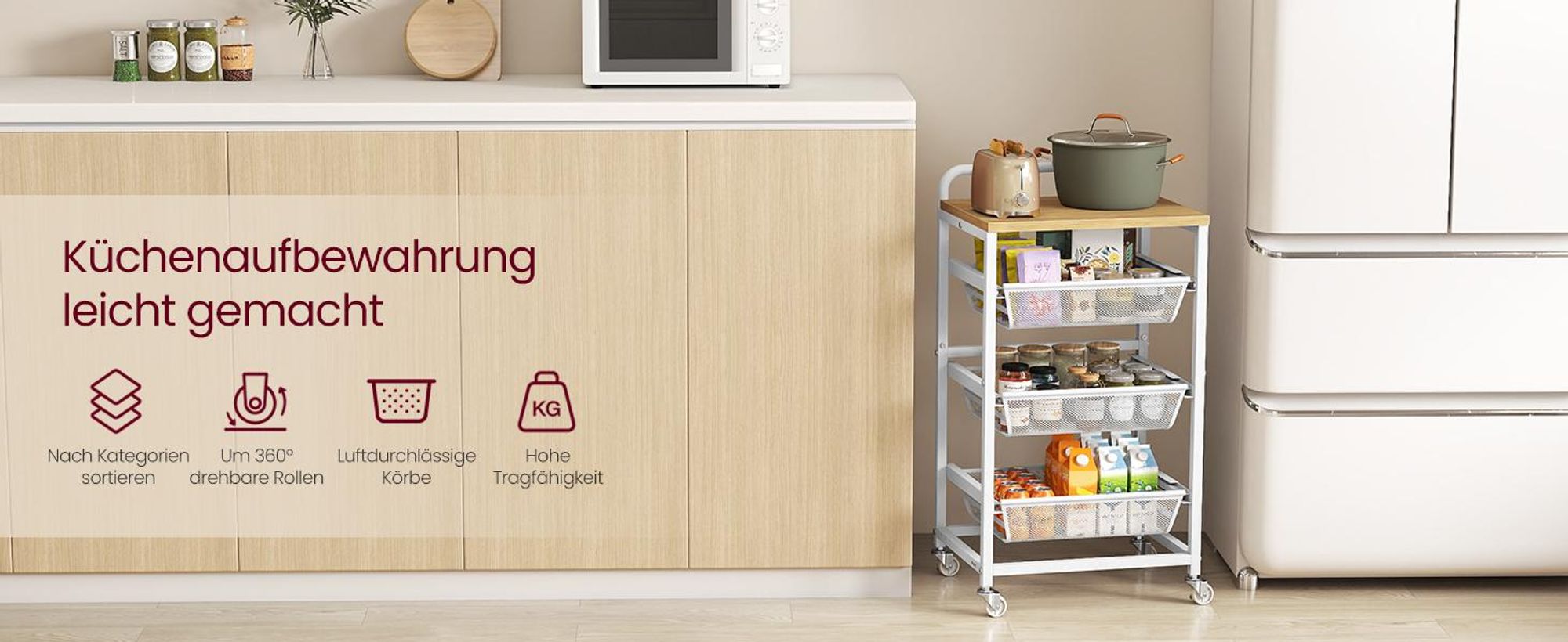 Küchenaufbewahrung leicht gemacht