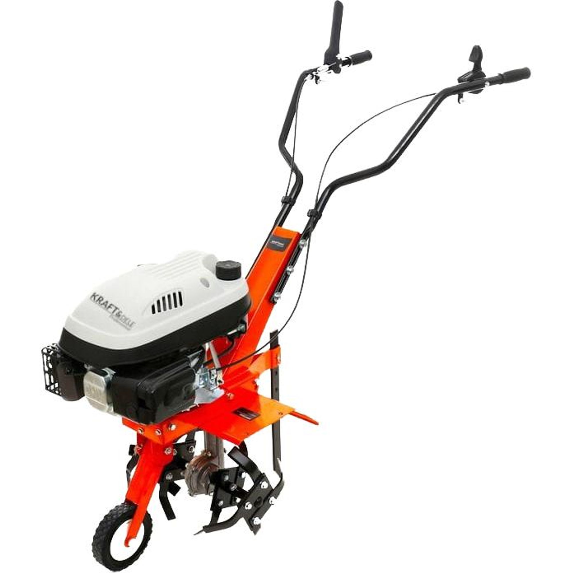 KRAFT&DELE | Gartenfräse Benzin, 9kM, bodenhacke Grubber Motorhacke Benzin Leichter kompakter, 3 PS 2-Takt-Rasenboden, bodenfräse leistungsstarker Griff mit sicherem Griff
