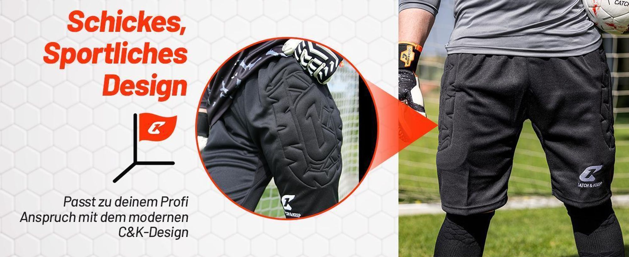 CATCH & KEEP Torwarthose für Kinder und Erwachsene - Lange Fußballhose, 152