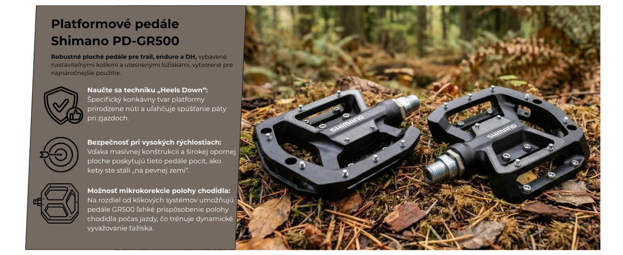 Shimano PD-EH500, Šedá, Chlapec/děvče, 383 g, 1 kusů