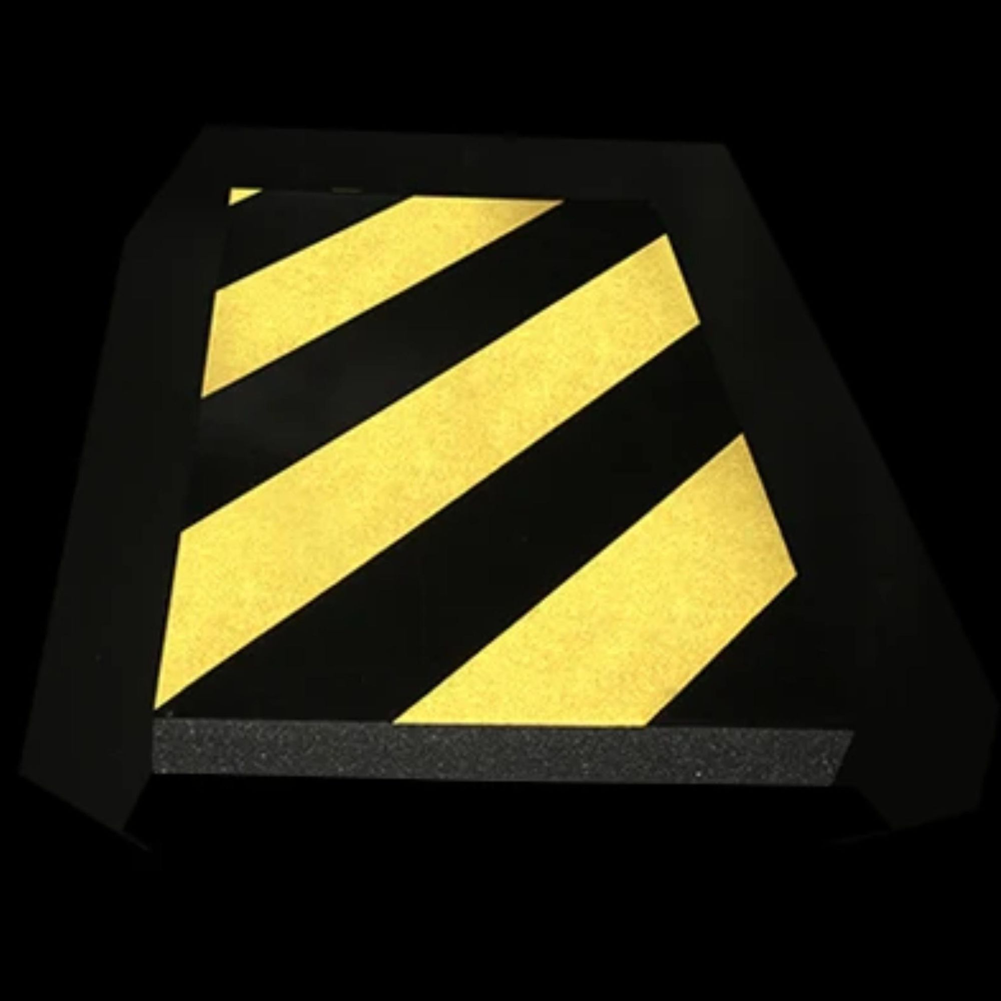 Wandschutz Garage 50x10x1,5cm, reflektierender Türkantenschutz selbstklebend, Garagenschutzmatte Schaumstoff für Auto & Parkplatz, EVI Protector F50