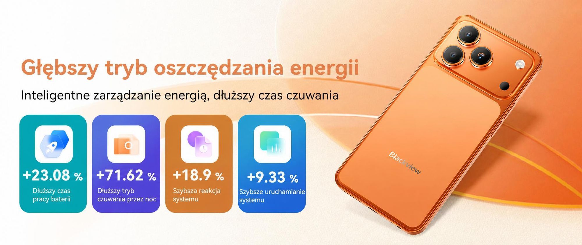 Telefon komórkowy Blackview WAVE 7C 2026 bez umowy, 6,56", Android 16, 16 GB + 64 GB / karta TF do 2 TB, Face ID, bateria 5000 mAh, aparat 32 MP, dwie karty SIM, Wi-Fi 5, IP54