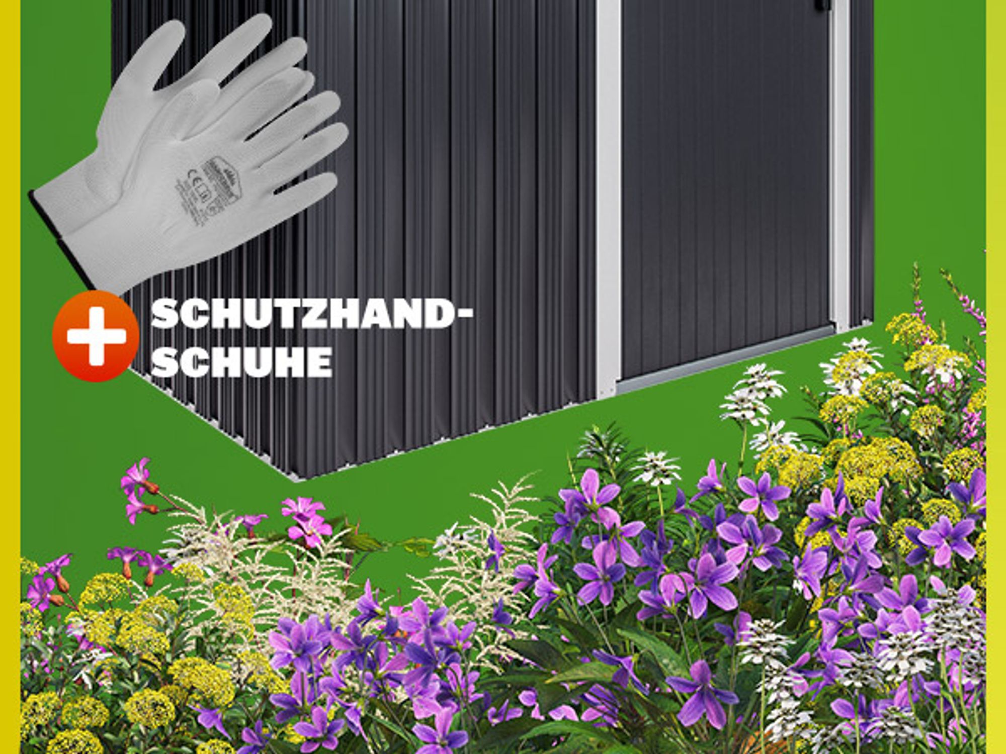 GARDEBRUK® Tuinhuis 185x165x90cm 1,5m² Schuifdeur 20kg Gereedschaphouder Veiligheidshandschoenen Ventilatie Roestvrij Staal Schuin Dak Antraciet