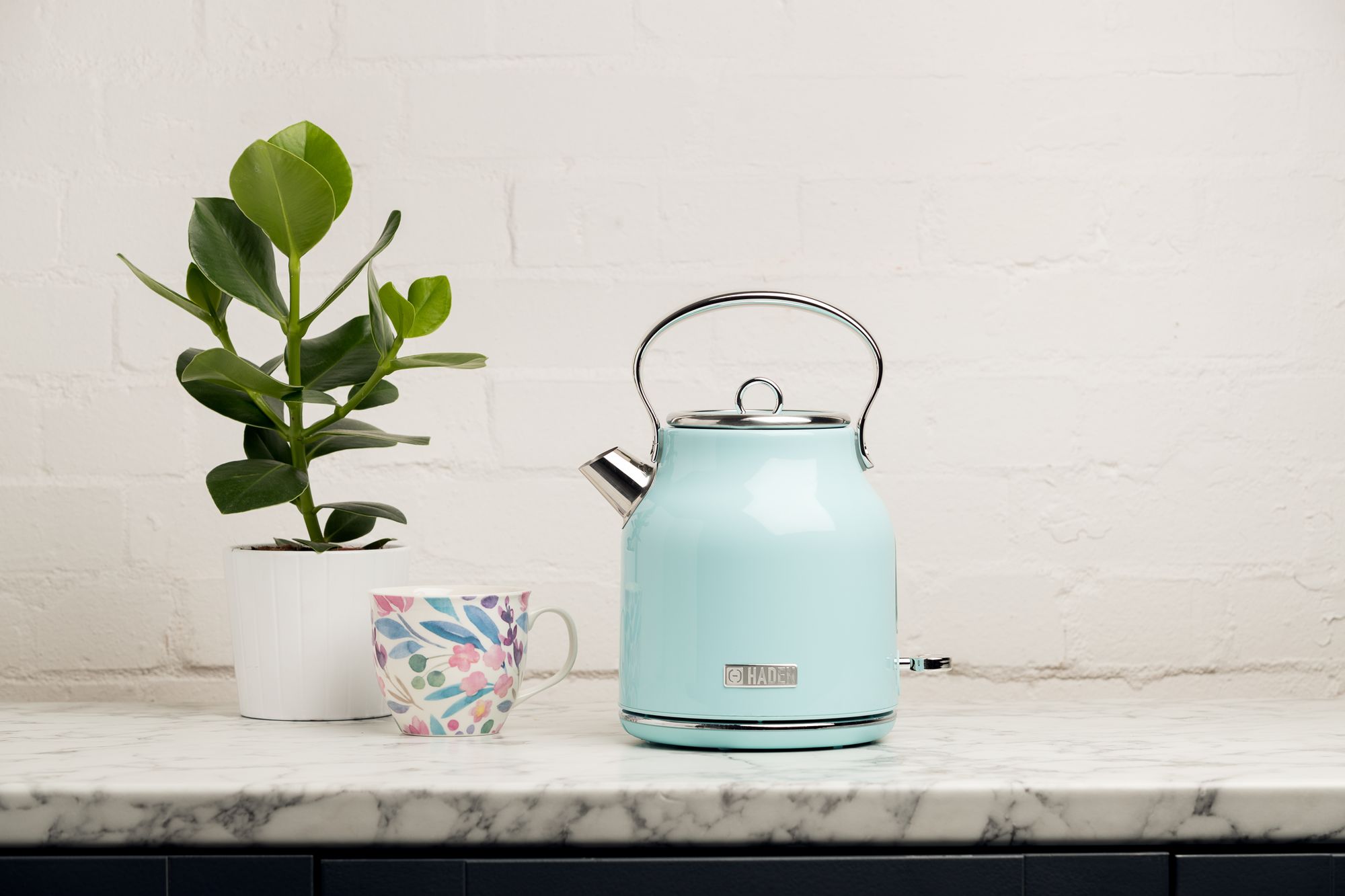 Haden Heritage Wasserkocher Turquoise 1,7 L, türkis