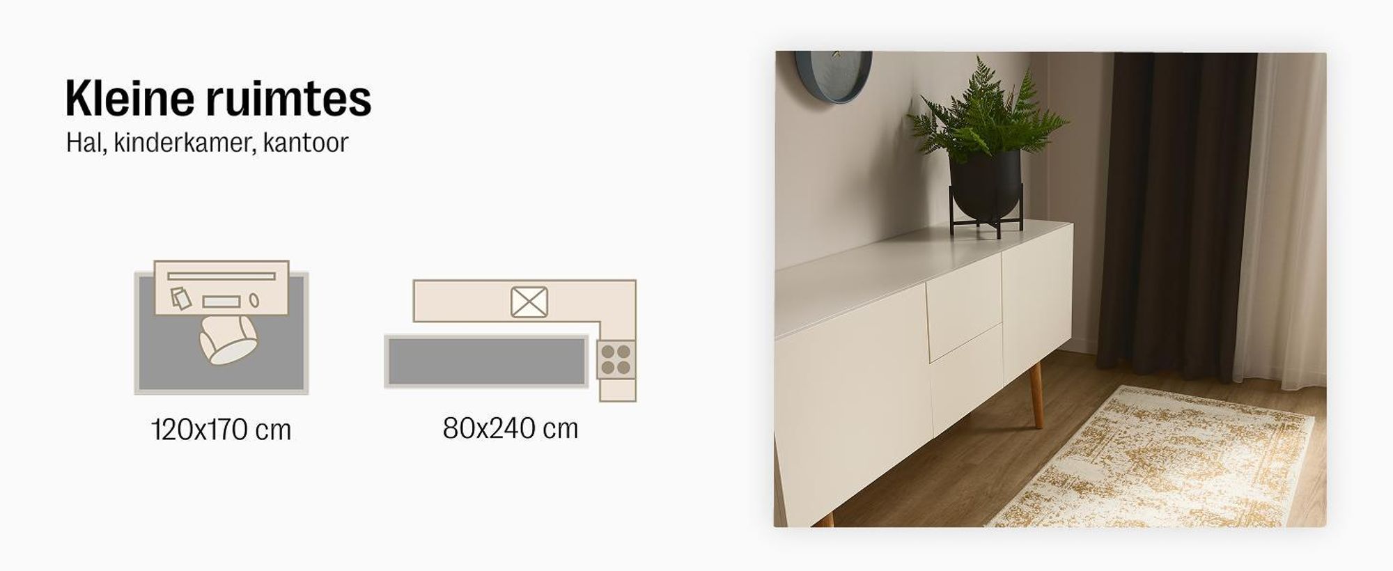 benuta Vintage tapijt voor de woonkamer Suki Crème/Rood 200x300 cm Woonkamer tapijt Slaapkamer zacht oosters Rechthoekig
