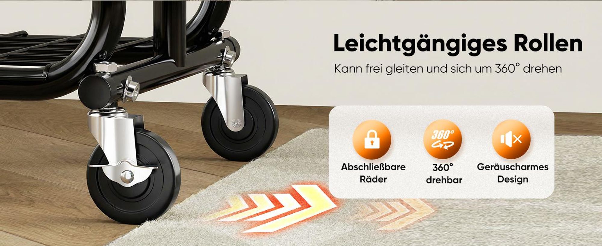 HOKEEPER Kleiderständer auf rollen,136 kg Tragkraft,Schwerlast Kleiderständer,ausziehbare Kleiderstange zum Aufhängen von Kleidung,Schwarz
